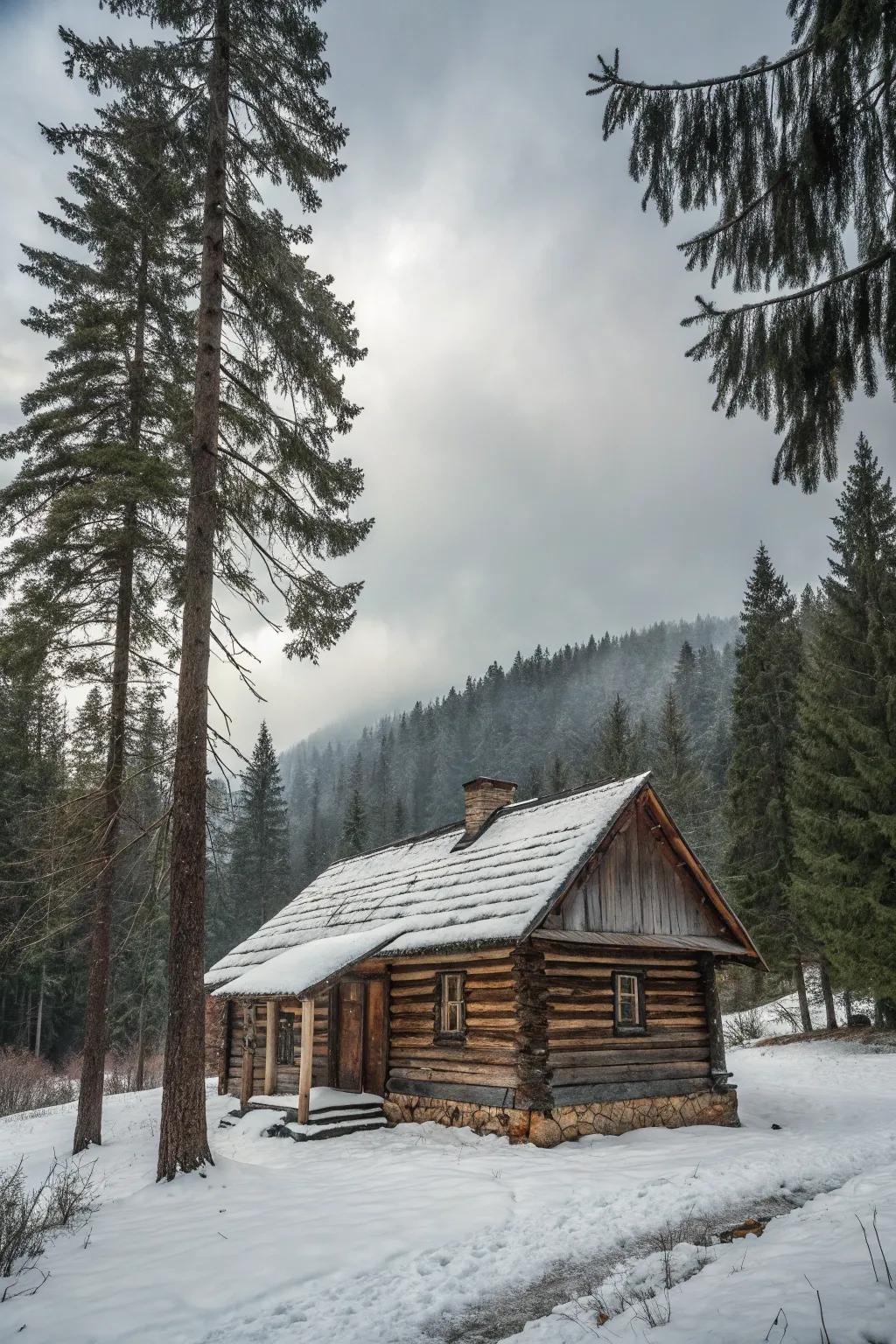 A classic wood cottage offering a country, appealing vibe.