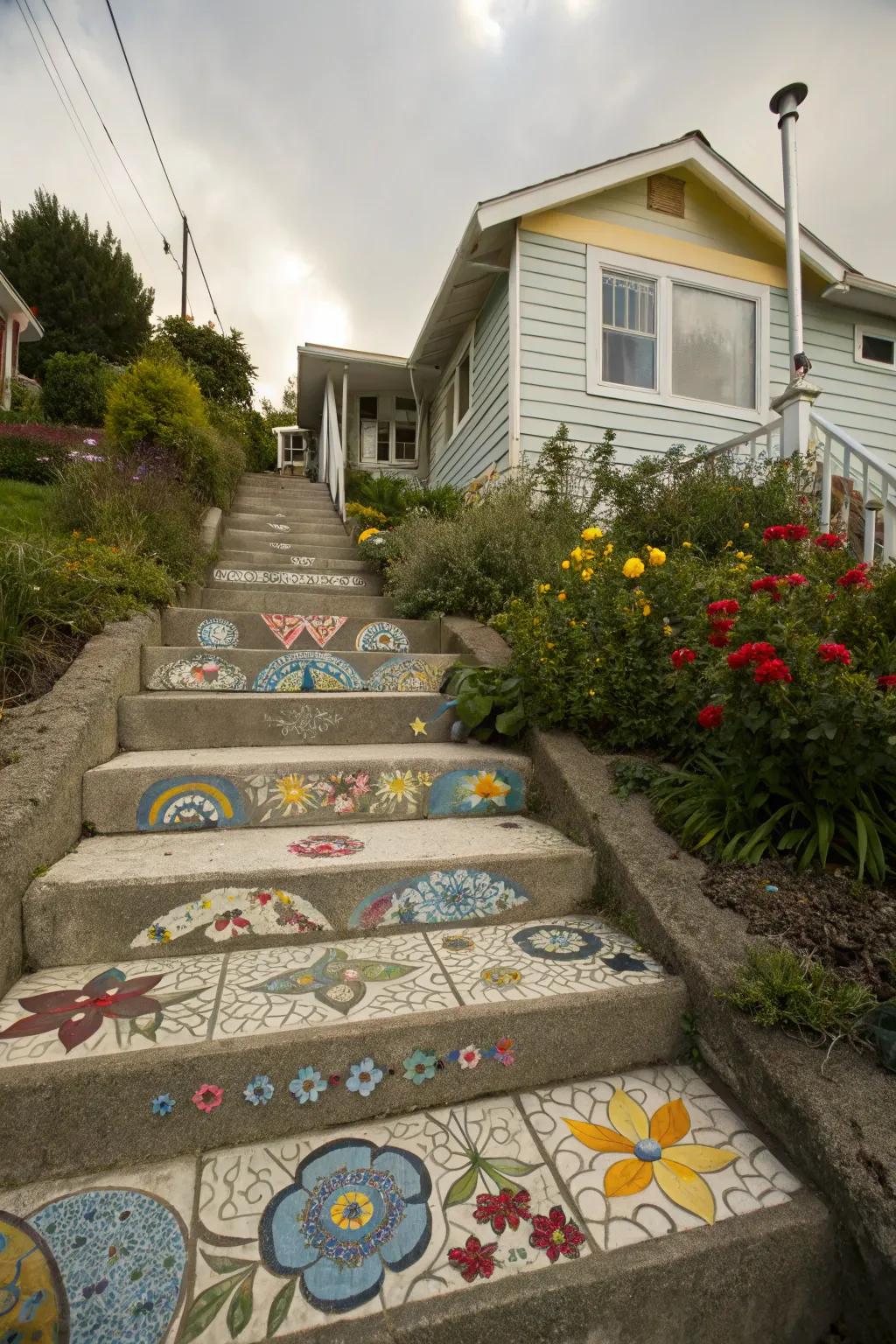 Playful accents bring joy to your steps.