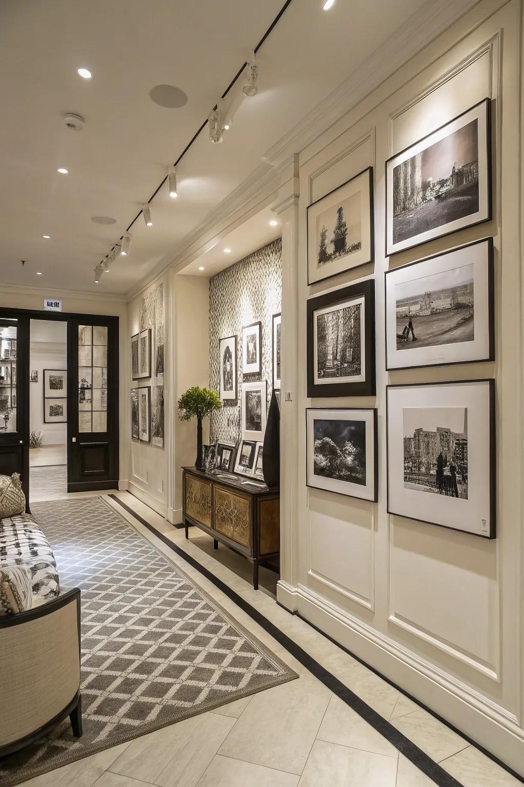 Monotone posters offer a versatile and striking decor choice.