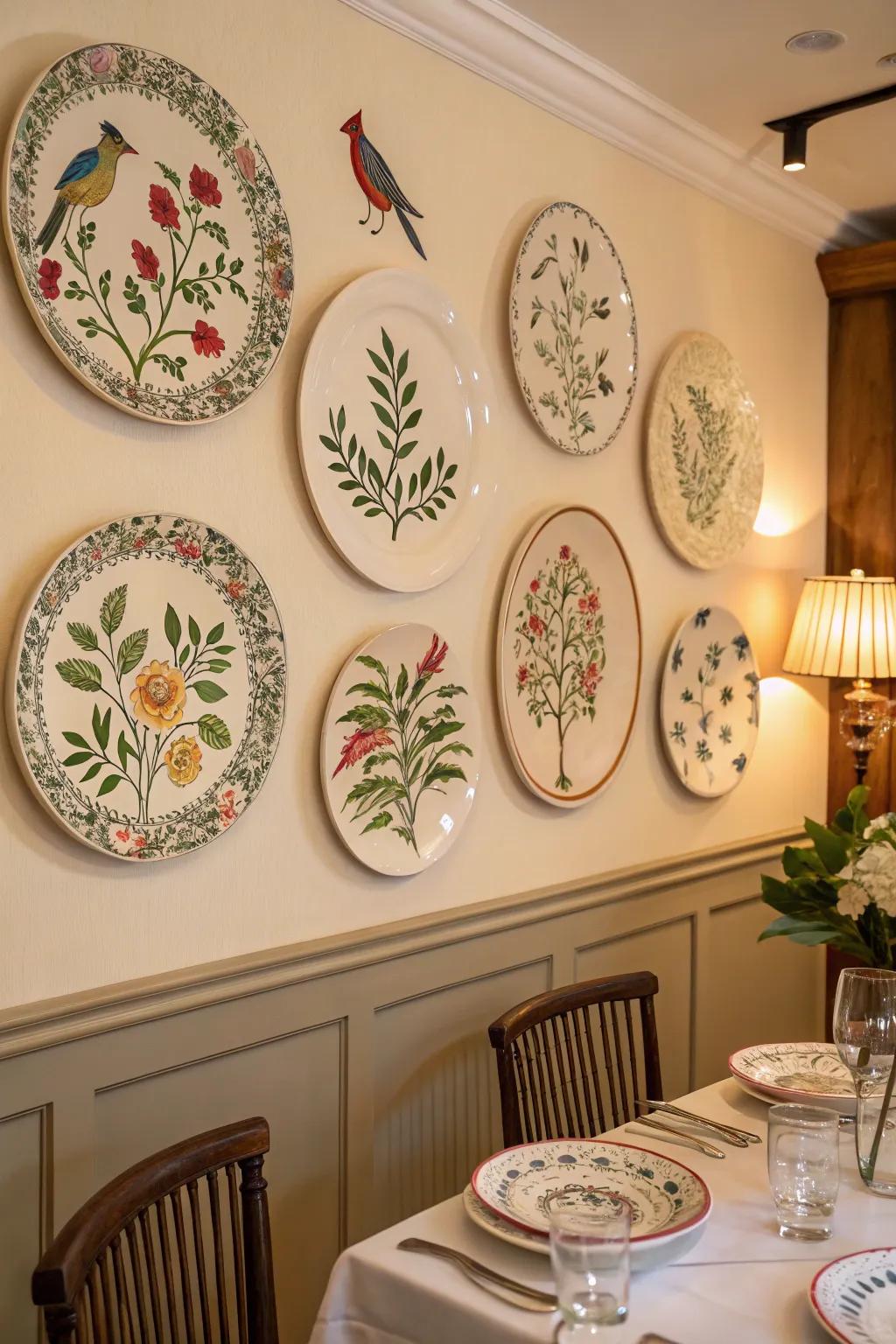 Nature-inspired plates deliver serenity and bring the outdoors in.