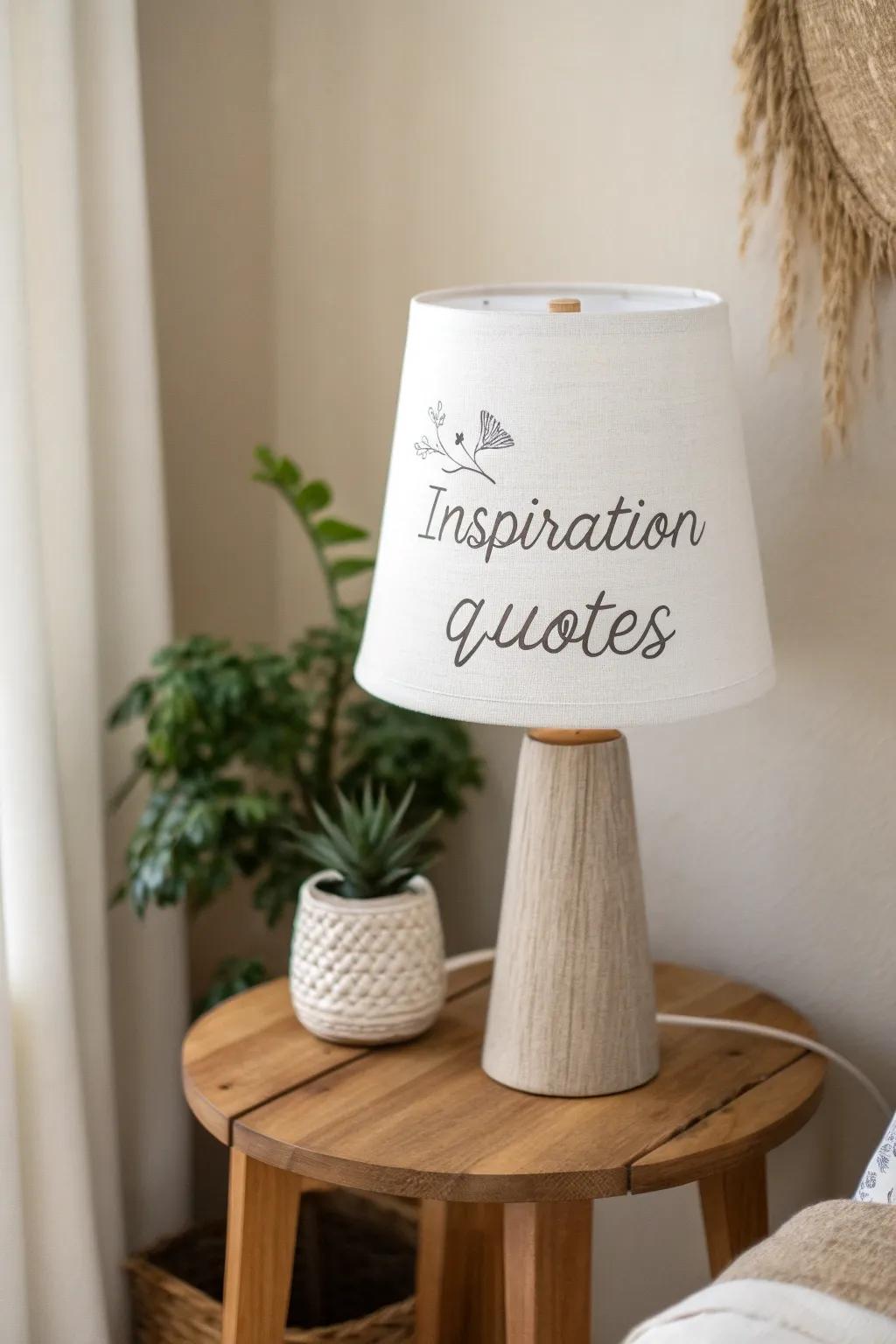 With this do-it-yourself expressive lettering lampshade, where light and inspiration converge, you may illuminate your space and spirit.