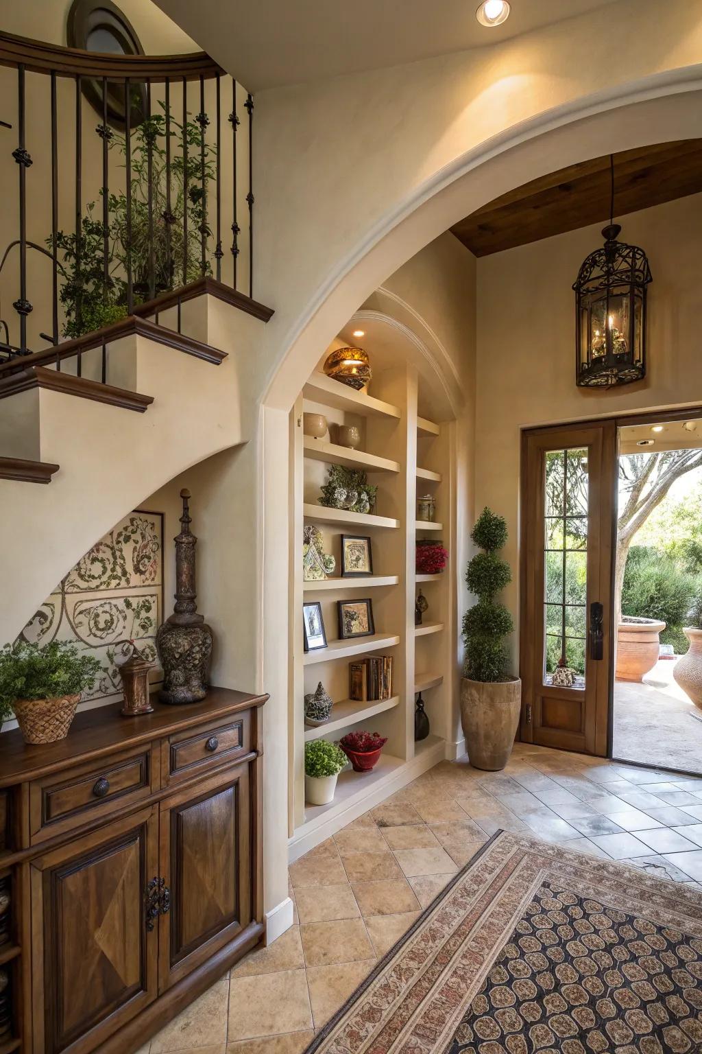 Built details enhance your entryway's function and style.
