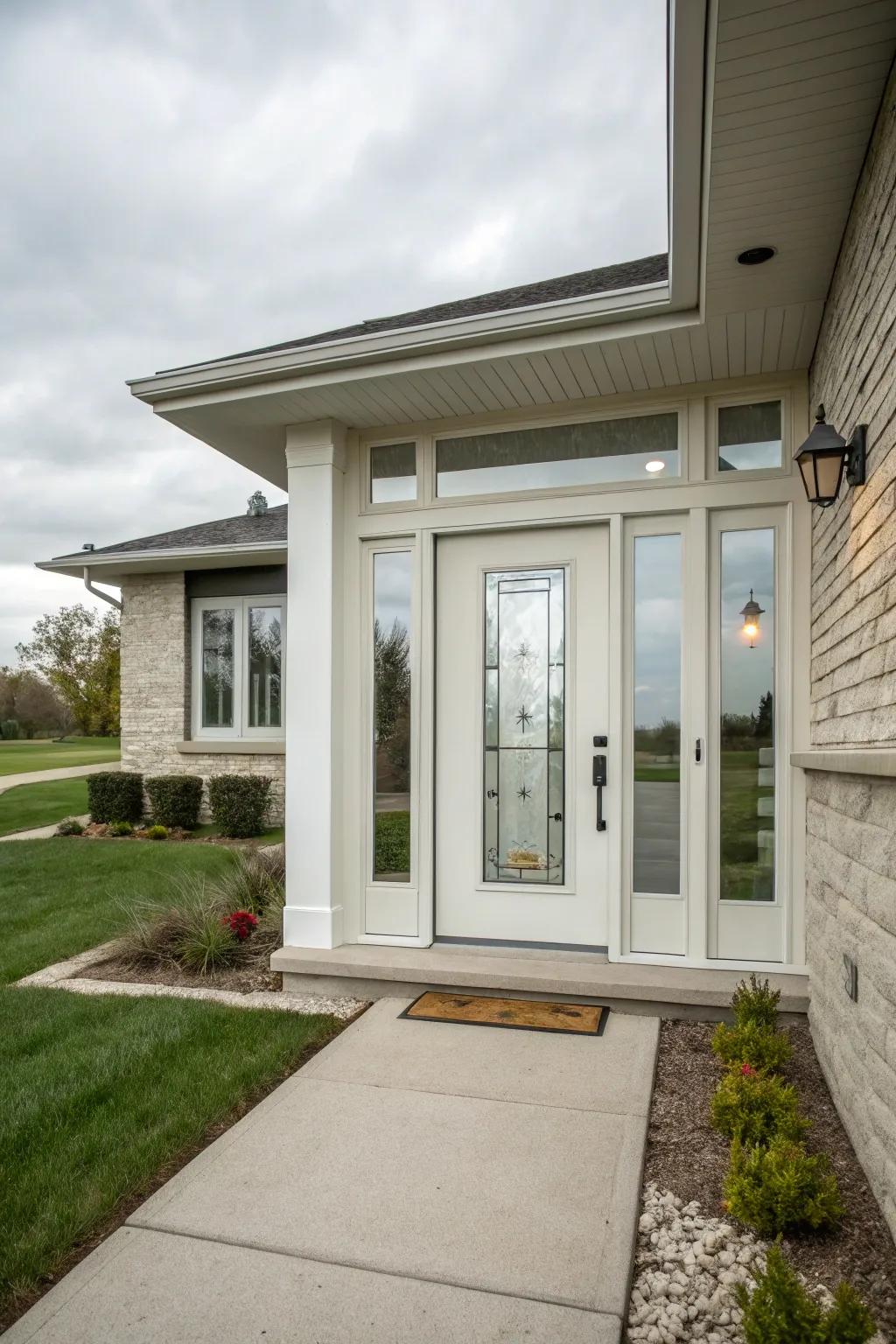 Blended design that unites traditional and contemporary aesthetics.