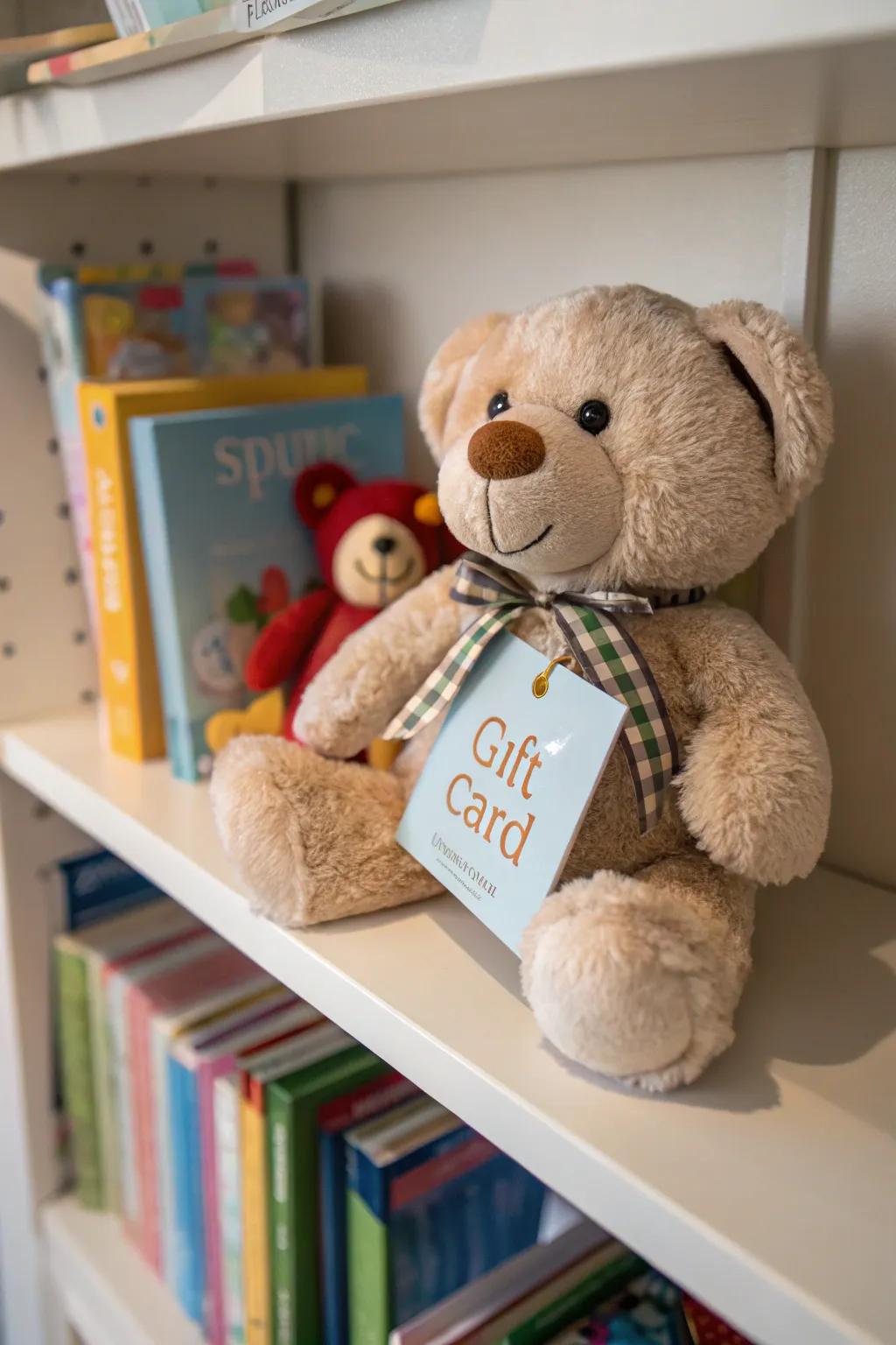Gift cards united with playthings delight youngsters and render gifting spirited.