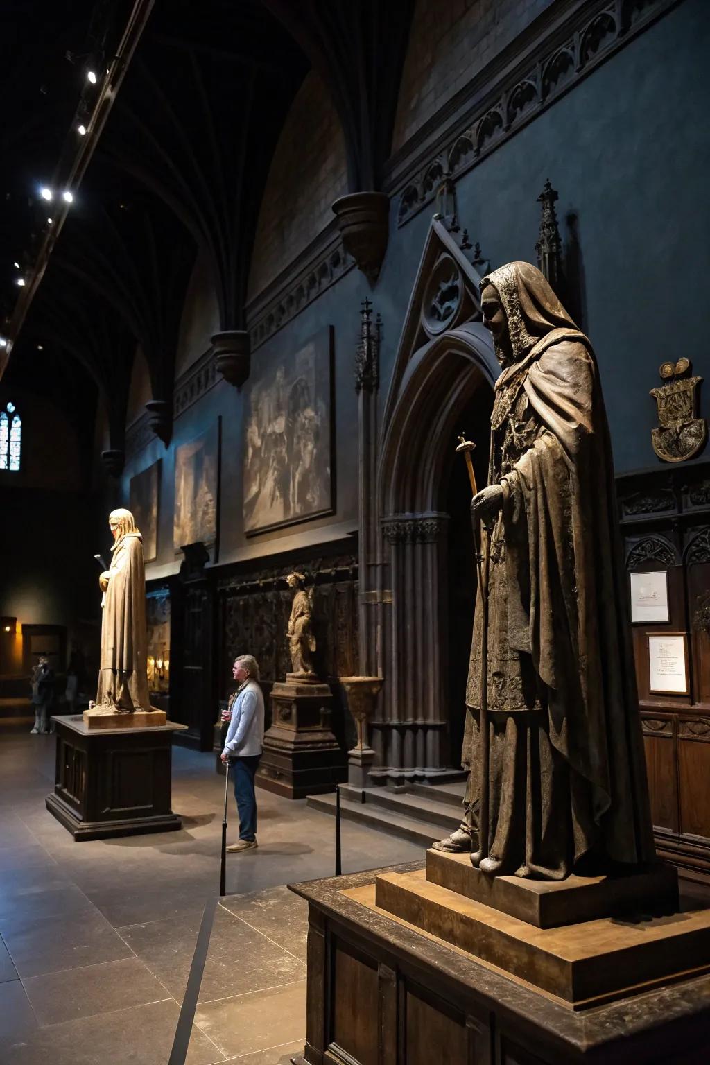 Gothic statuettes that command attention.
