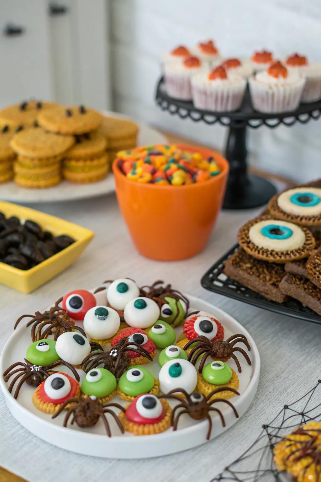Edible decor adds a fun and interactive element to the table.