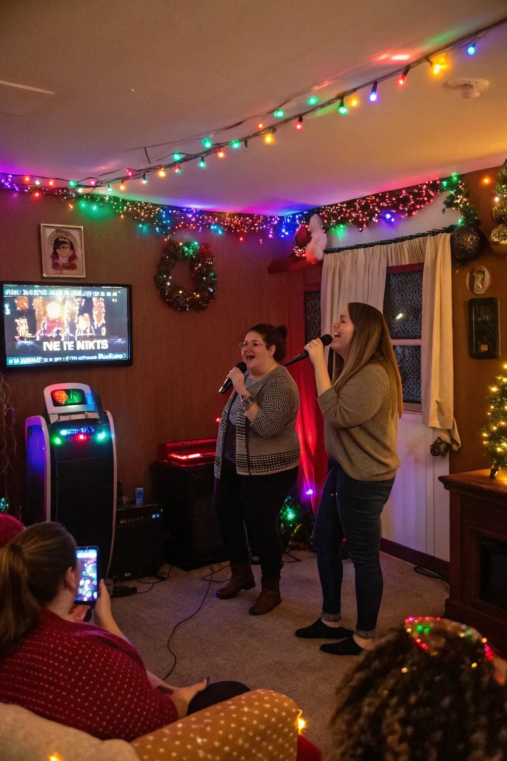 Vocalize throughout the evening through a fun-filled Holiday Serenade night.