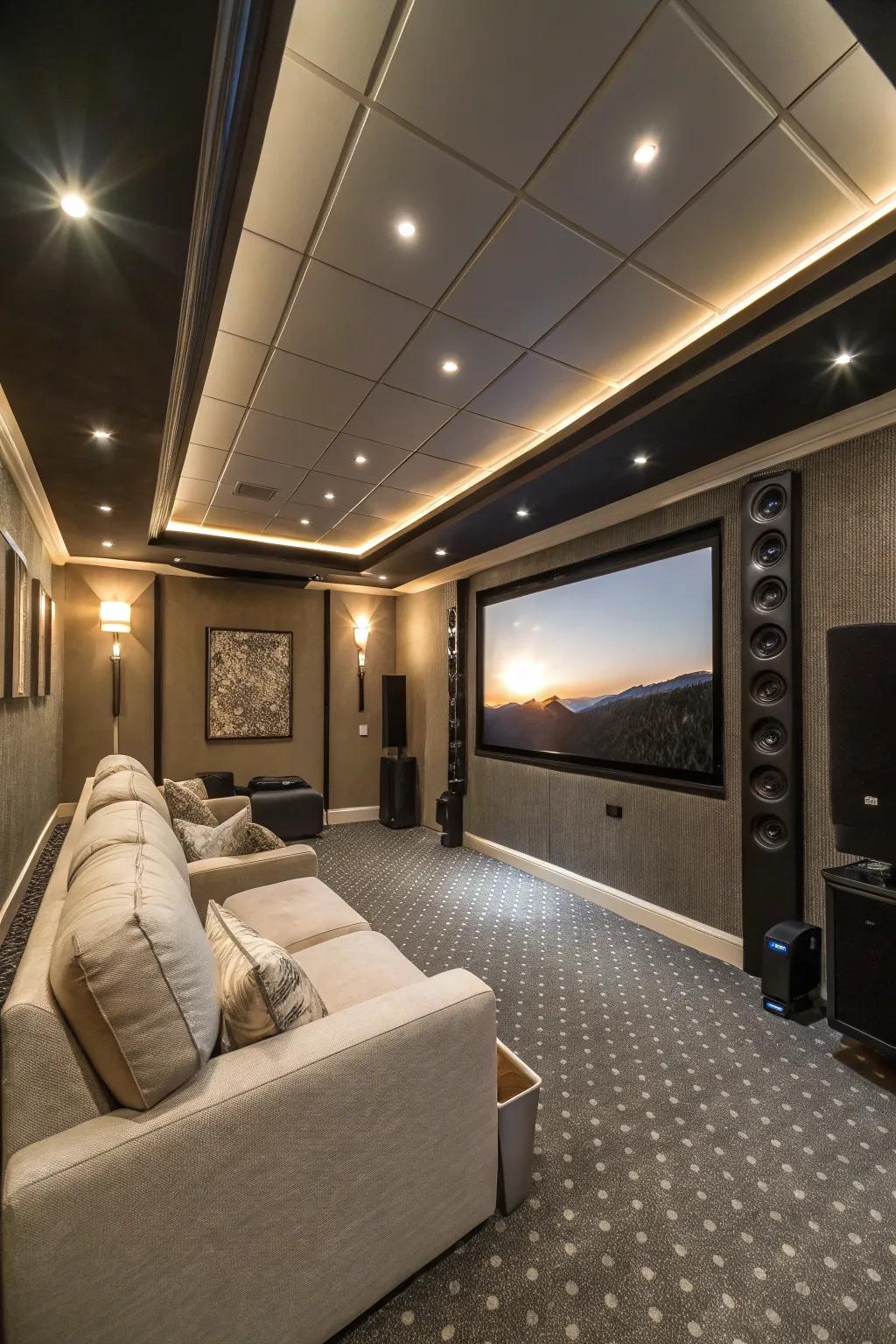 Smart tech elevates the functionality of your cinema.