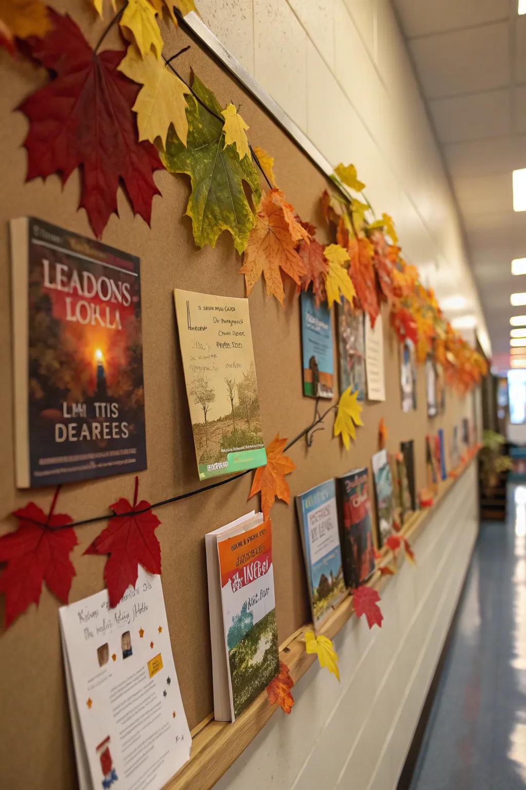 Board enchanted by books.