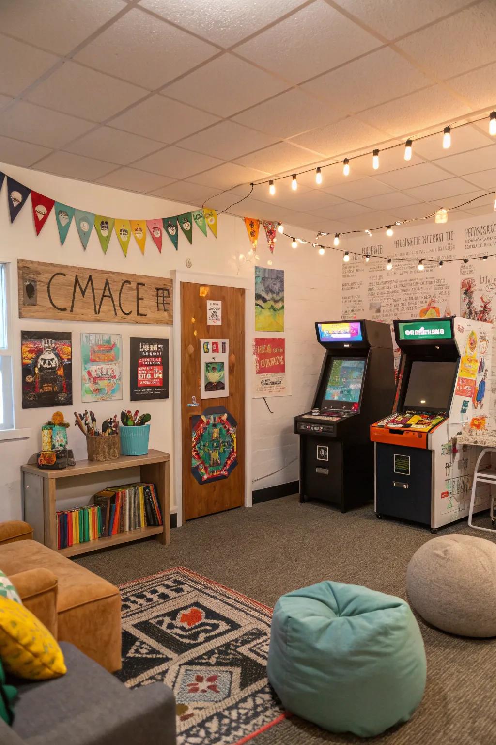 Make it your own things add charm and a feel to your game room.