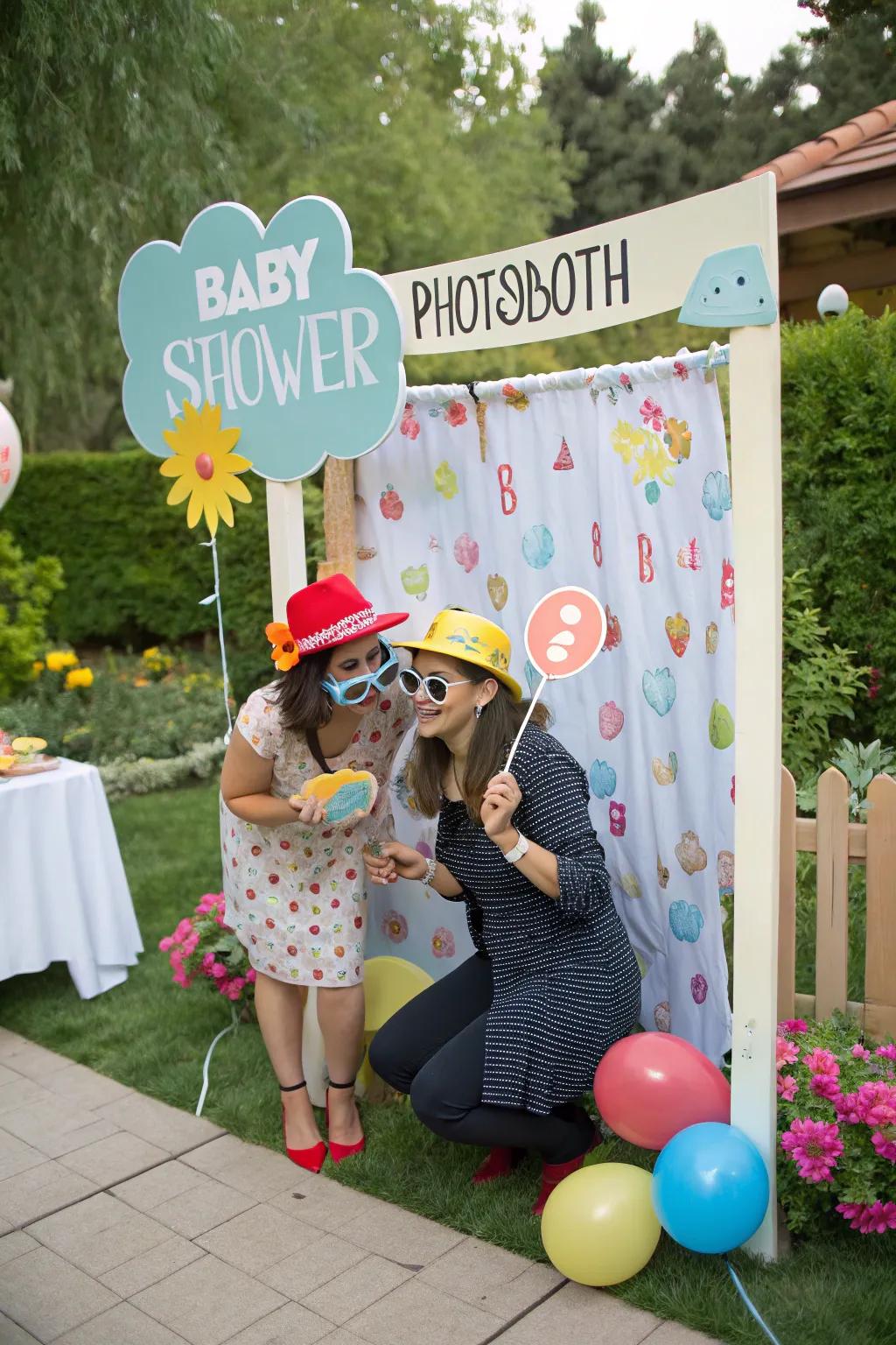 An interactive photo booth adds fun and cultivates lasting memories.