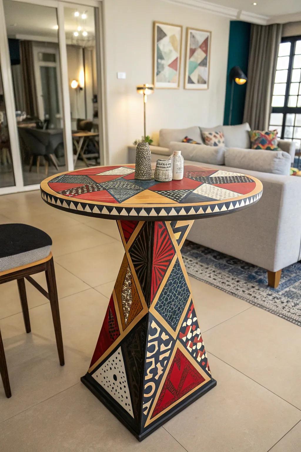 Modernize your space with shape pub tables.