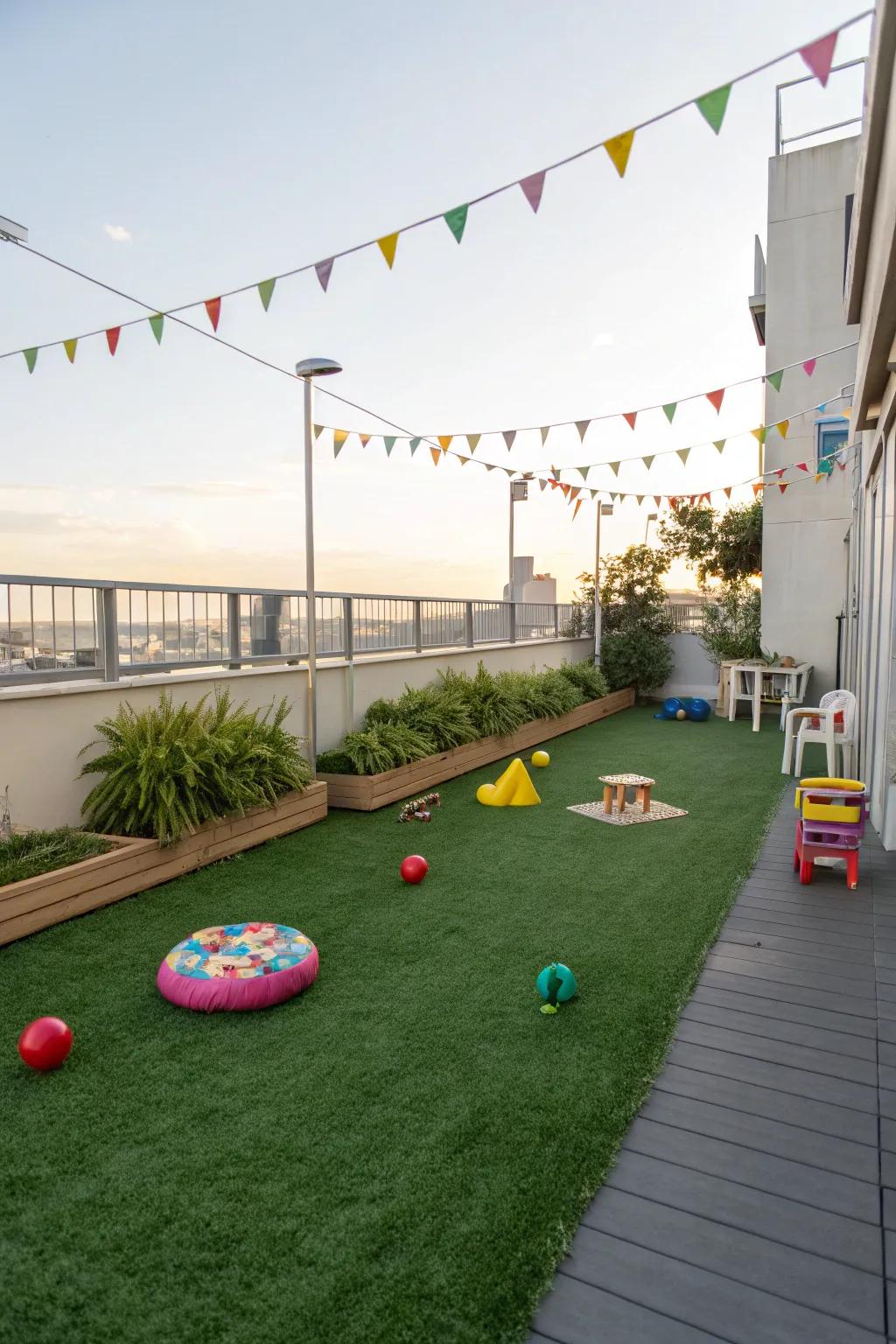 Create a lush look with easy-care artificial grass.
