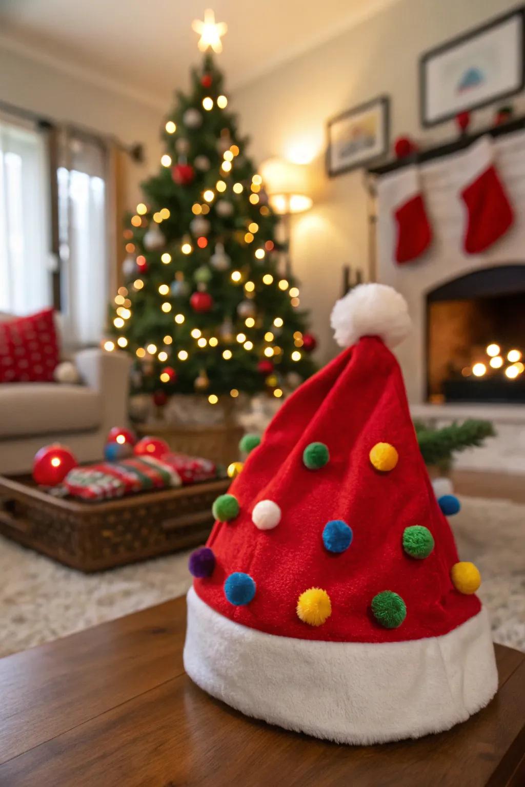Introduce texture and merriment through frolicsome pom-poms.