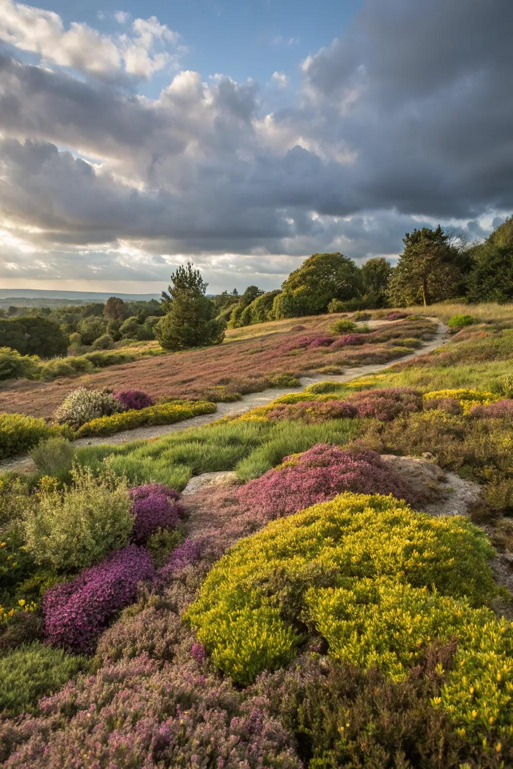 Creative groundcovers including texture to the garden floor.