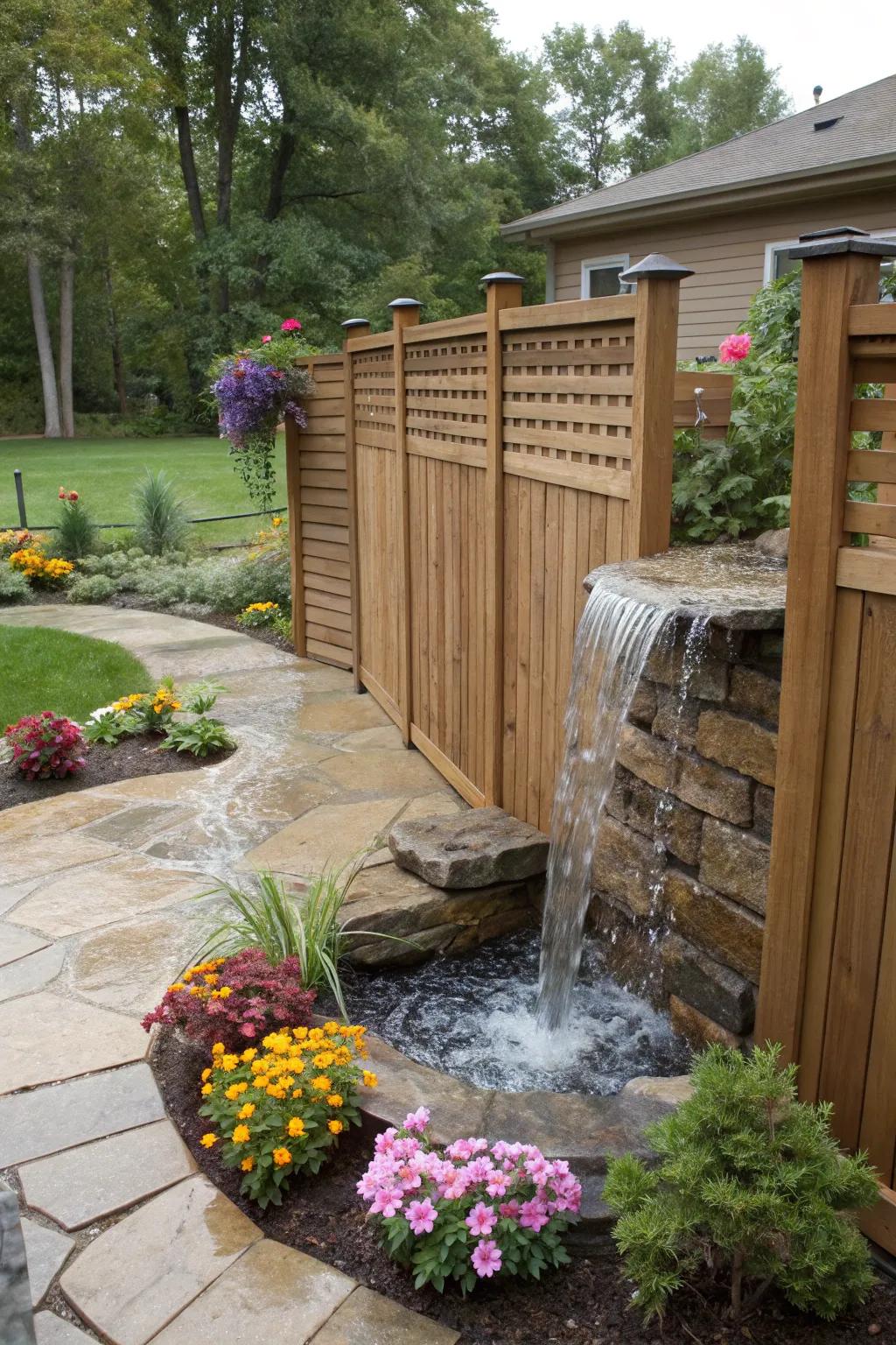 A concealed barrier cascade turns the ordinary into the extraordinary.