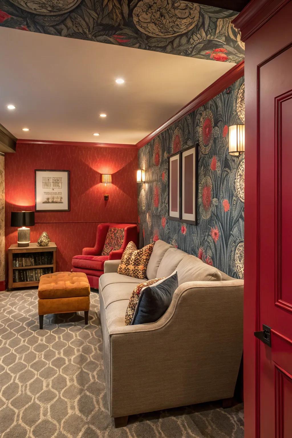 Feature walls contribute depth and conjure a focal point.