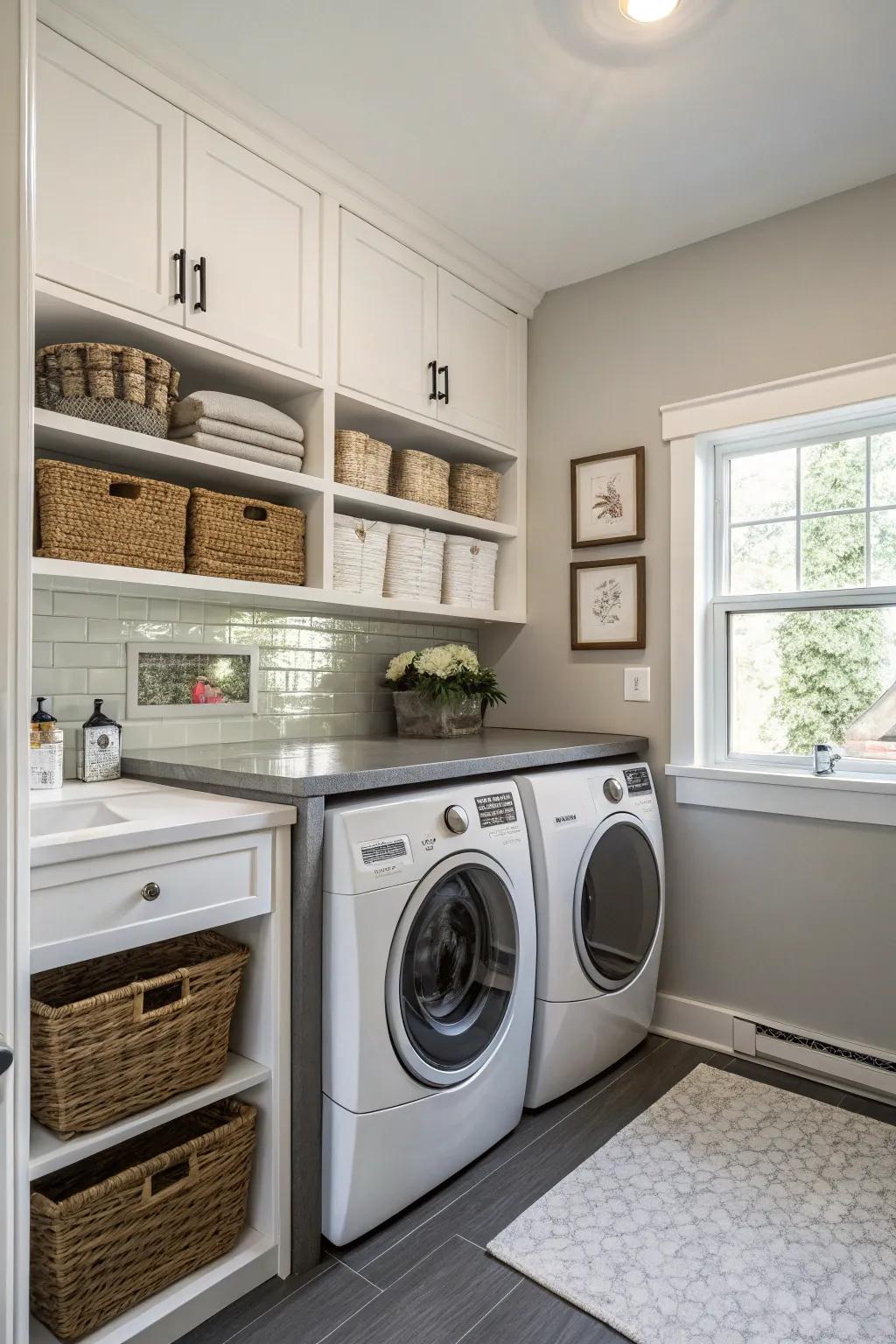 To create a cohesive look, maintain the style of your home.