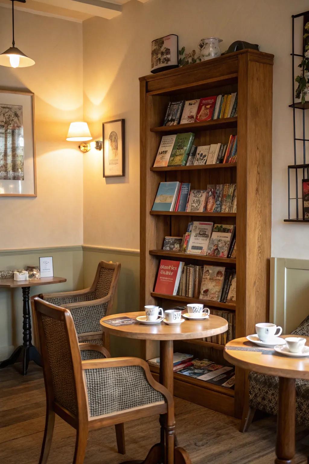 A book nook makes the brain part of your tea room better.