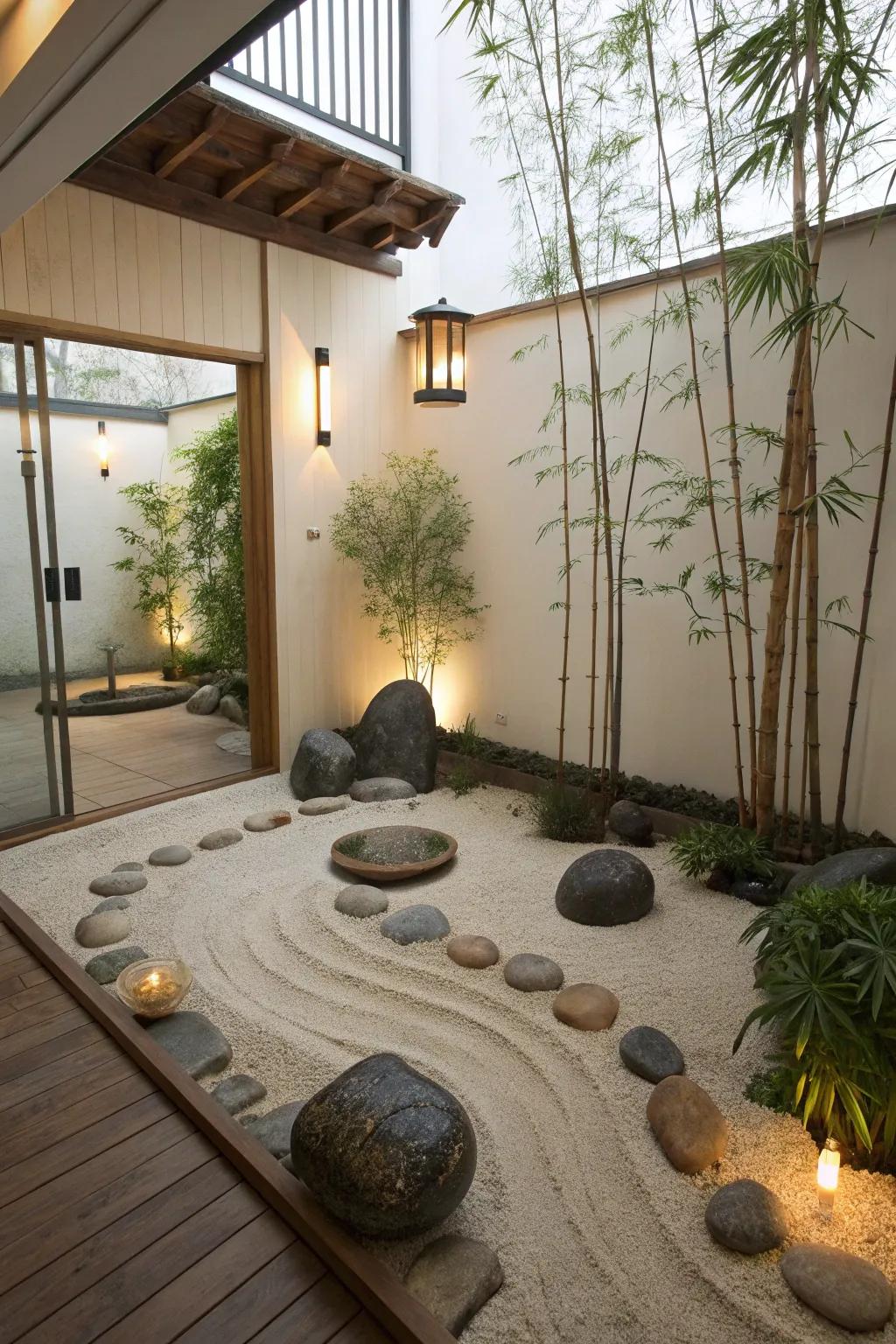 A space for meditation and contemplation.