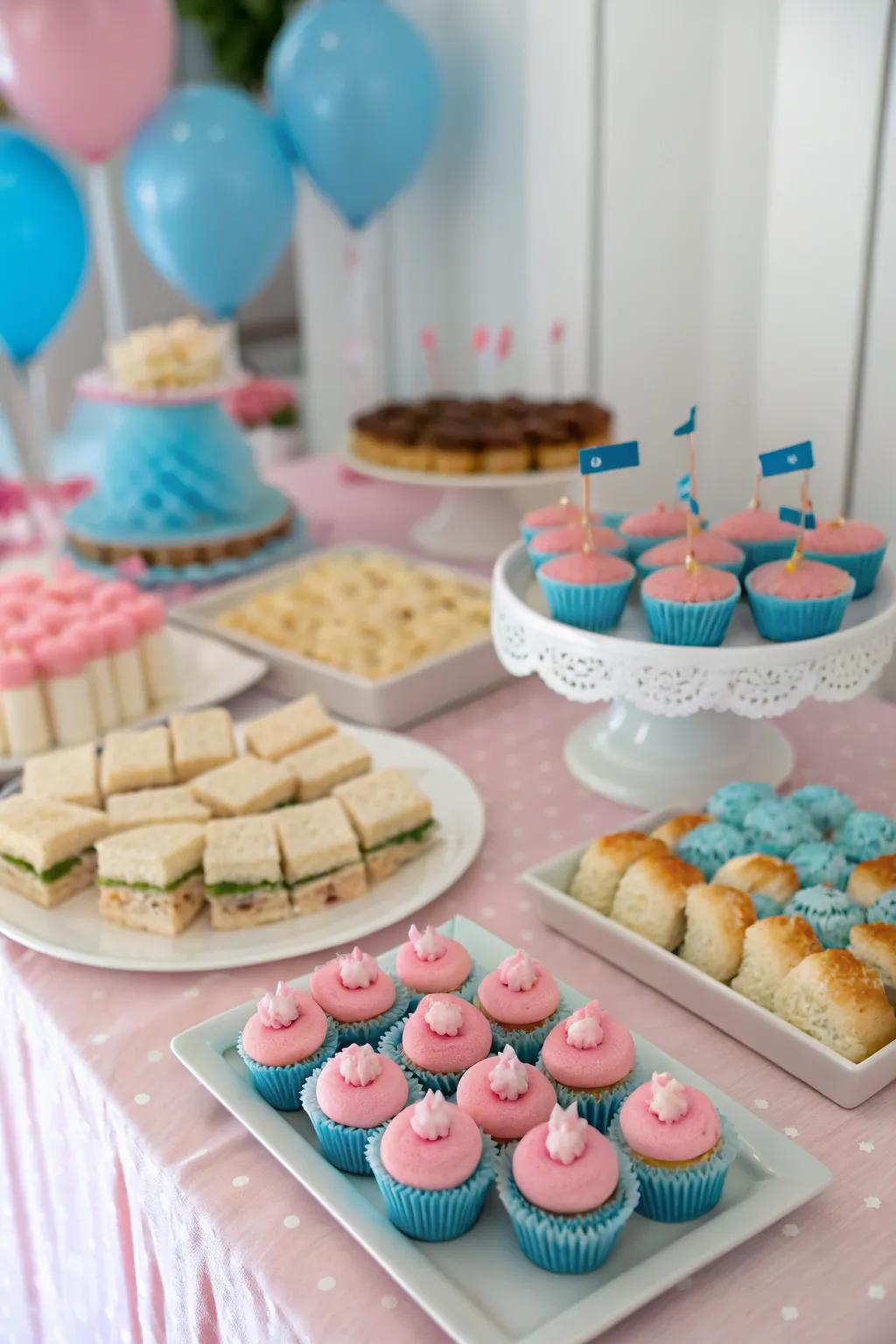 Miniature food displays delight attendees with their cuteness and flavor.