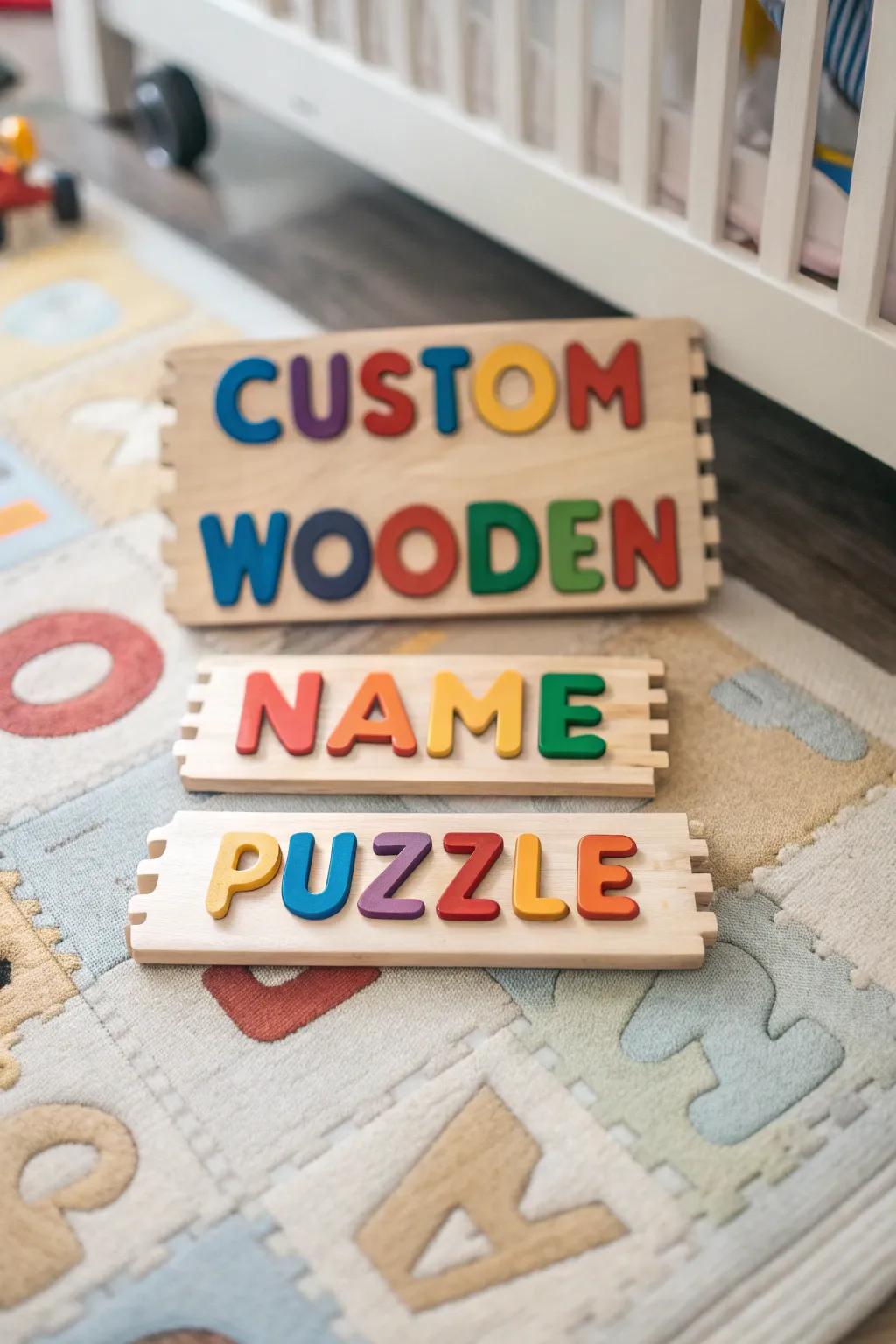 Making playtime personal with a unique name block.