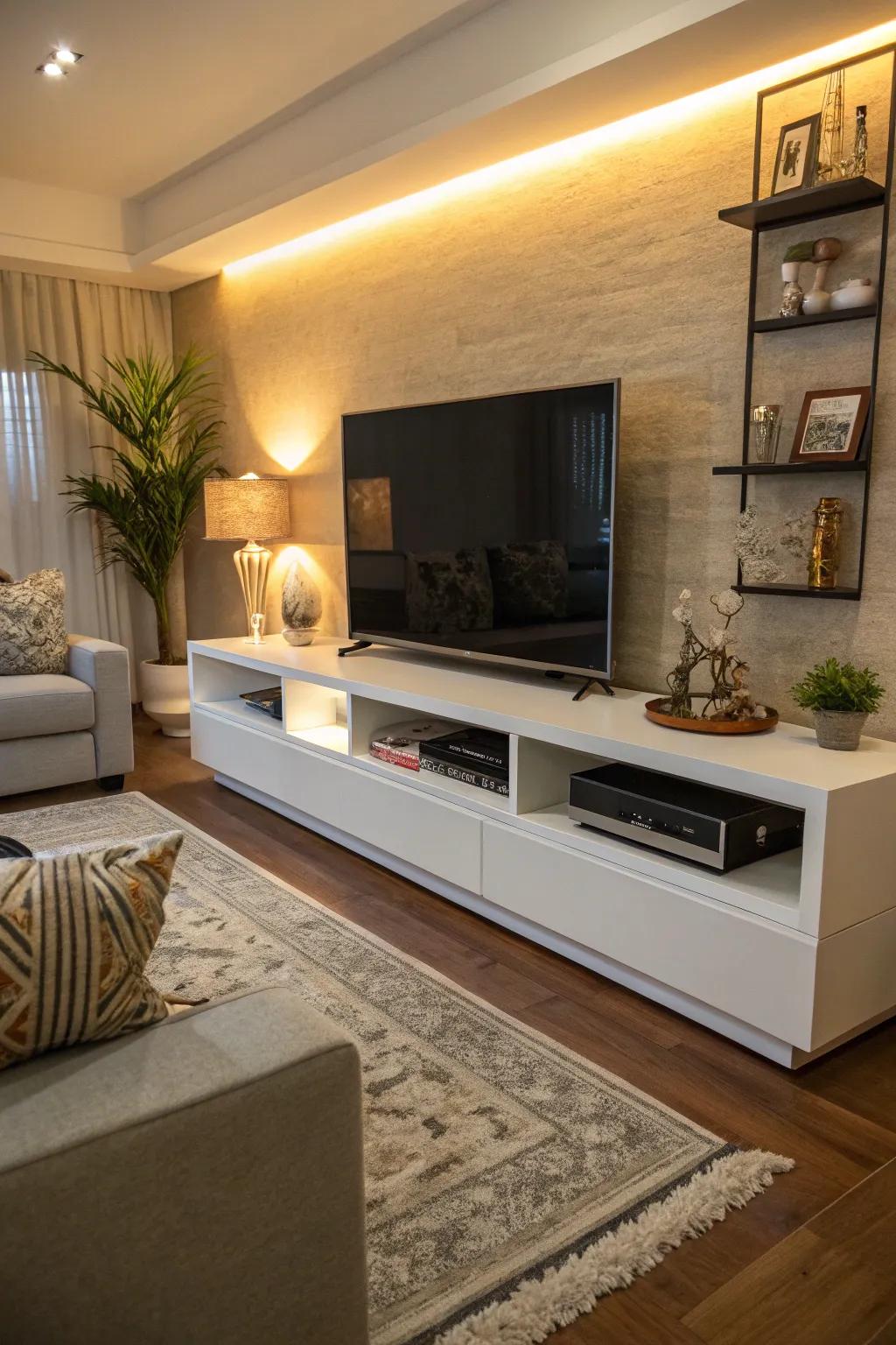 Bespoke solutions provide tailored functionality and style for your TV area.
