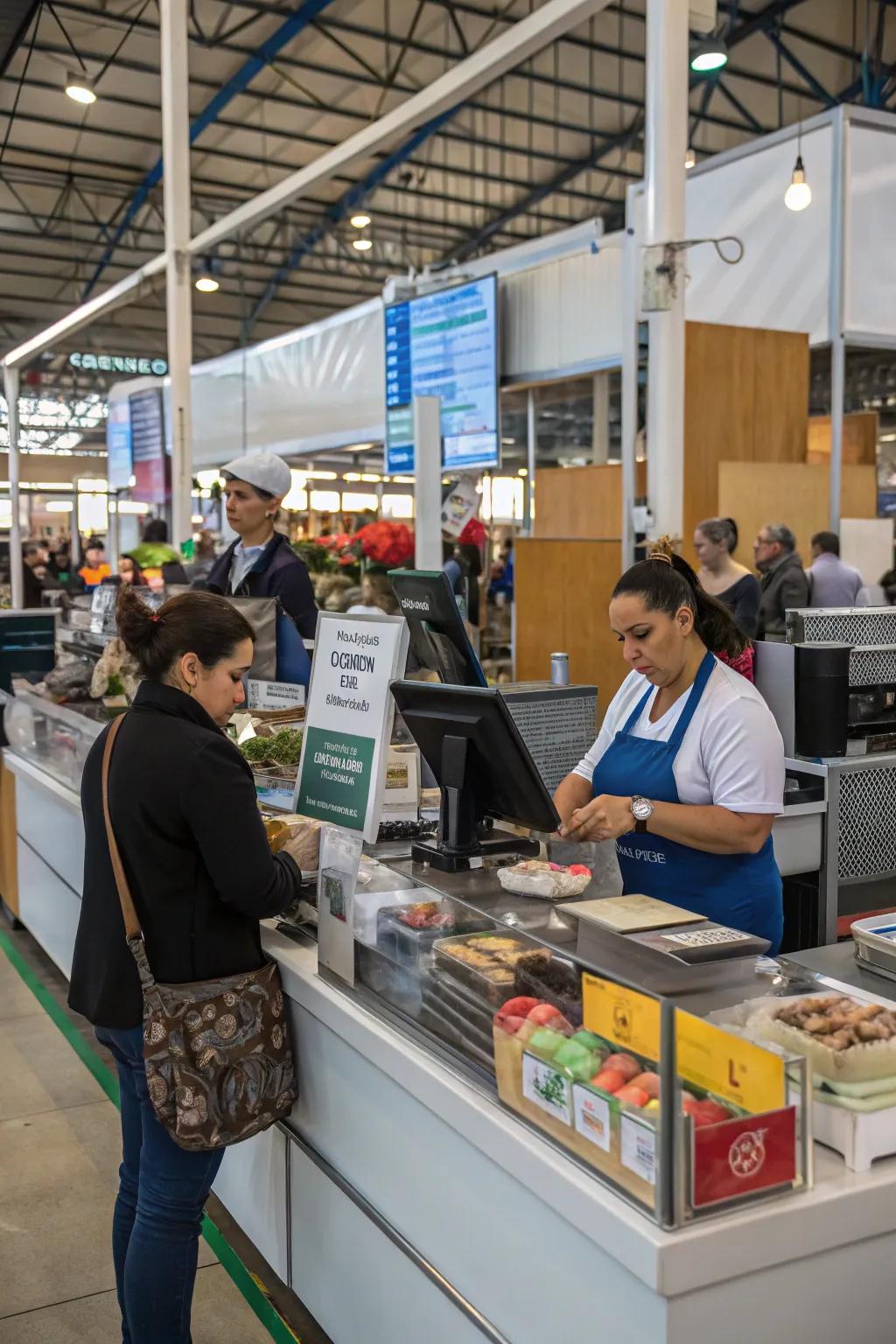 Efficient payment process ensuring a smooth customer experience.