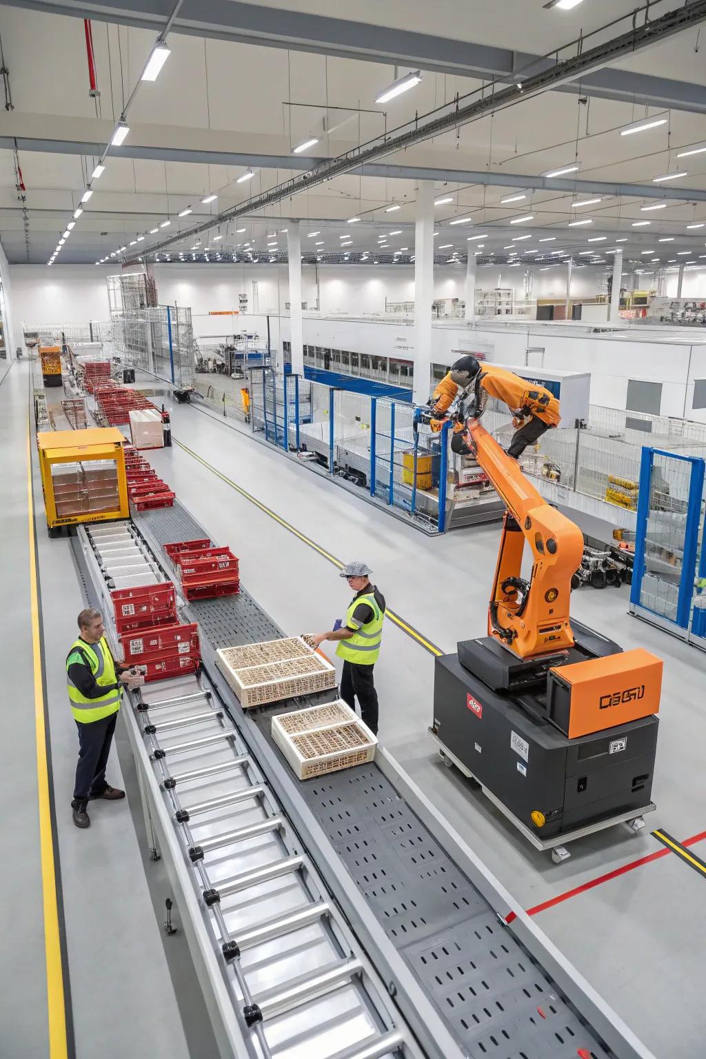 Automated retrieval mechanisms enhance accuracy and speed in warehouses.