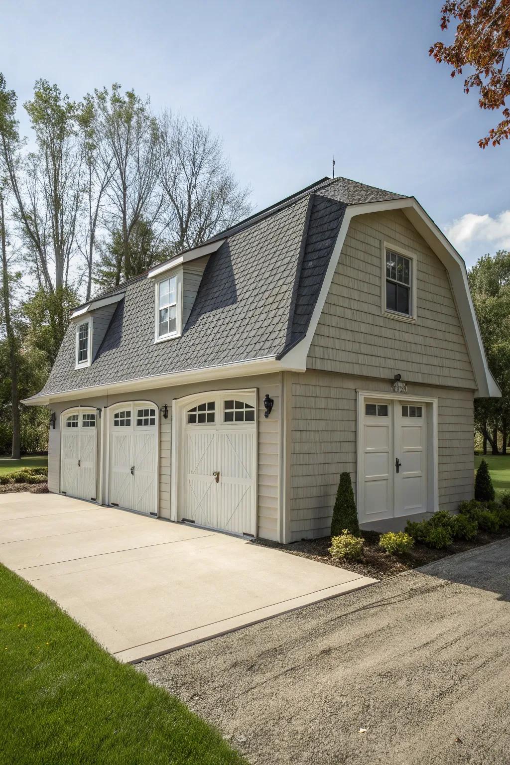 Different and stylish: Unique rooflines for your garage.