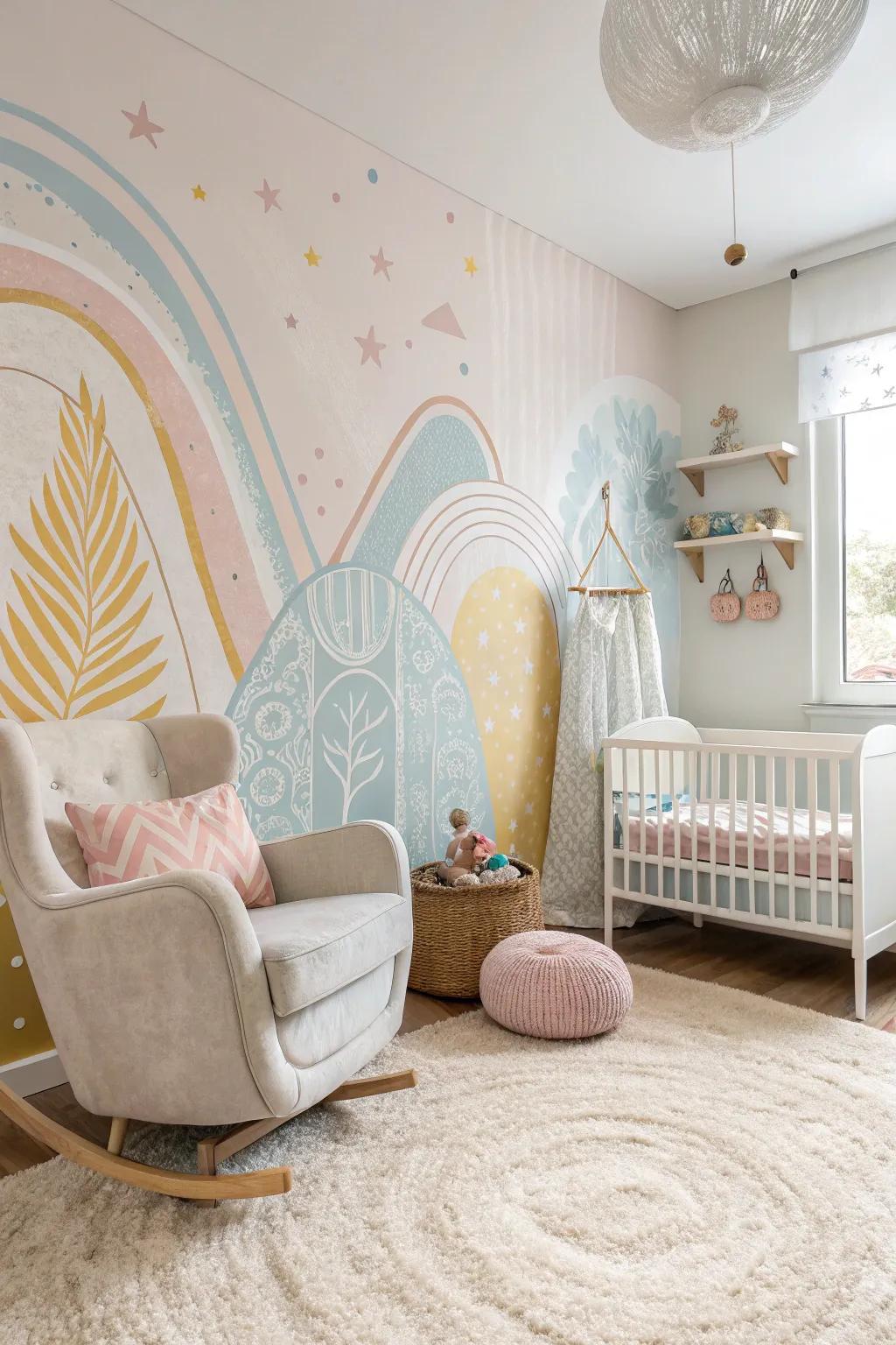 Pastel dreams make a fun and soothing atmosphere.