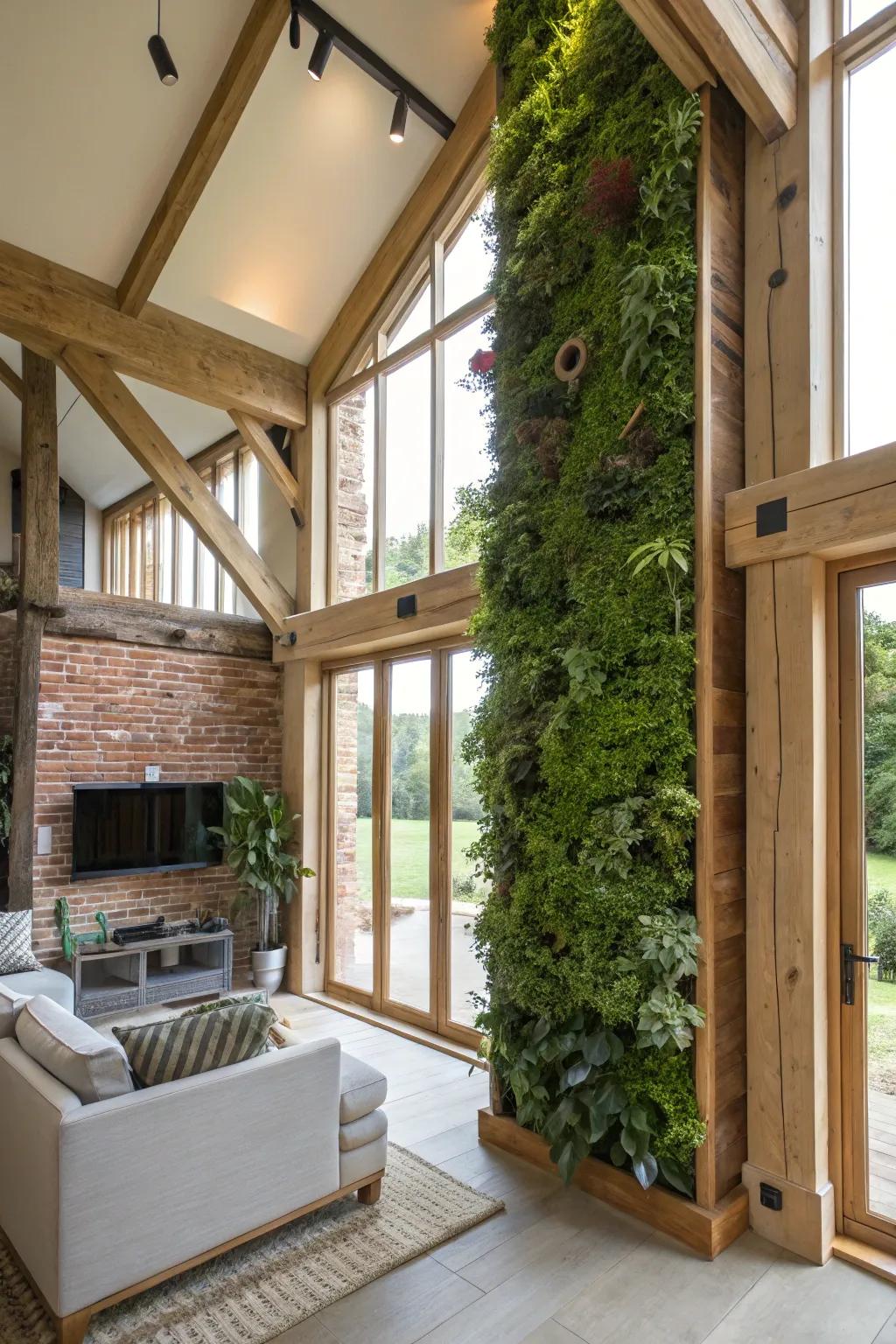 Living walls bring nature inside.