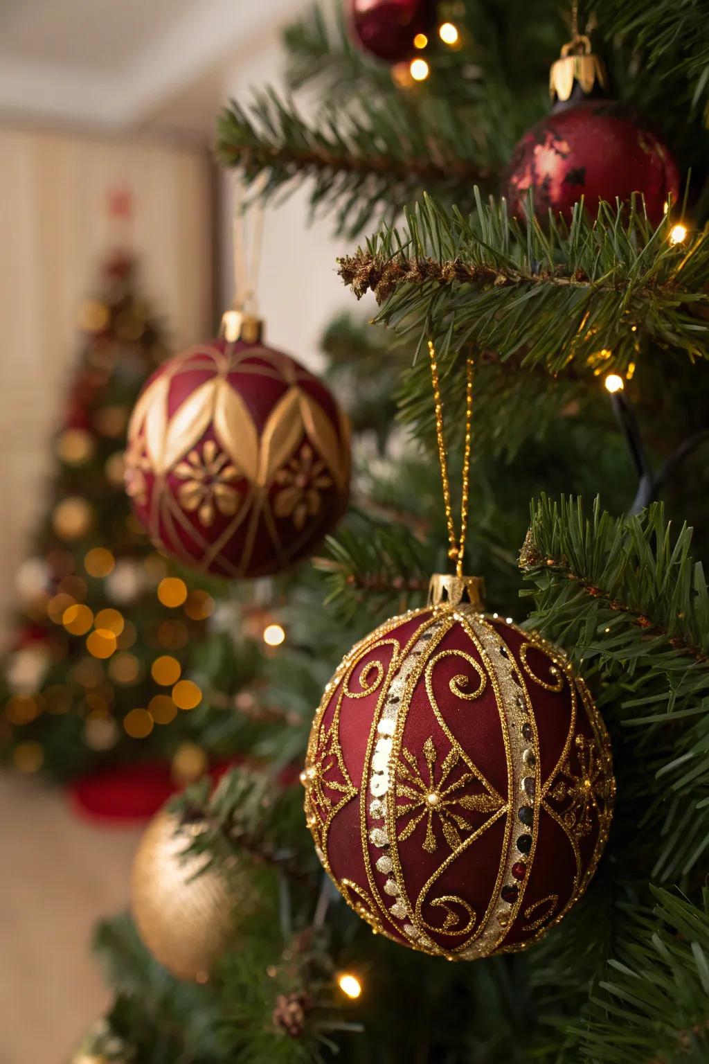 Bespoke decorations impart a personal and unique element.