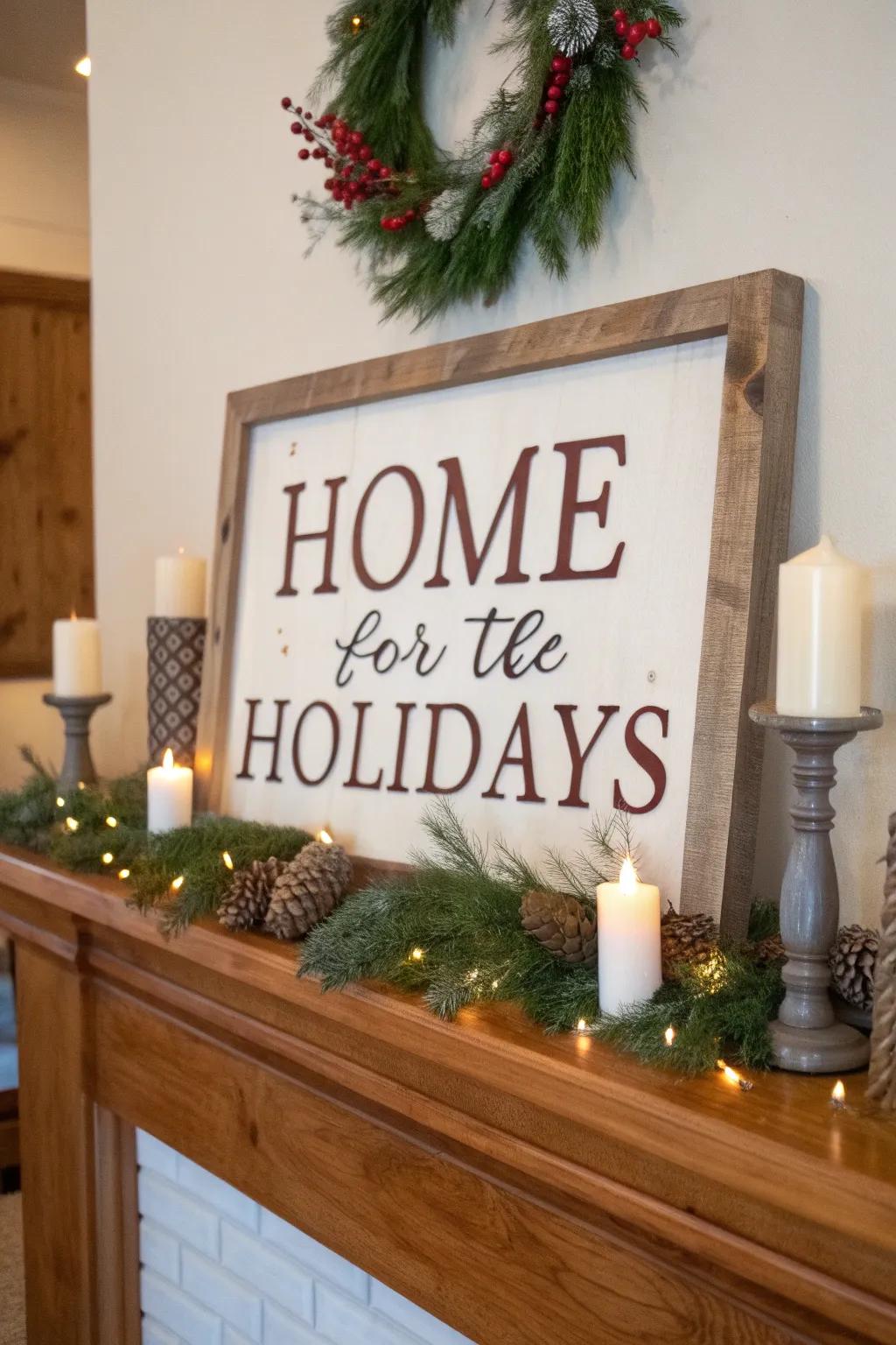 Achieve snug charm with a farmstead-esque Yuletide notice.