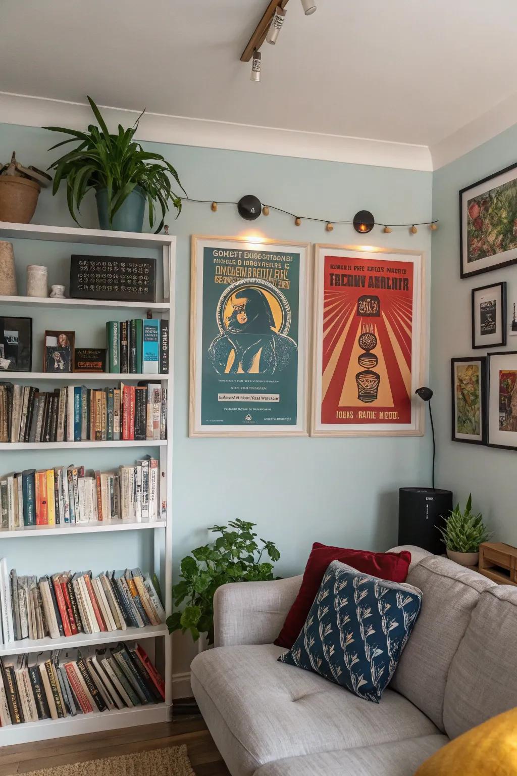 Bespoke posters allow you to express your own story through decor.