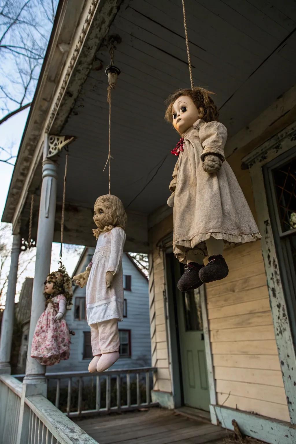 Suspended horrors seize attention.