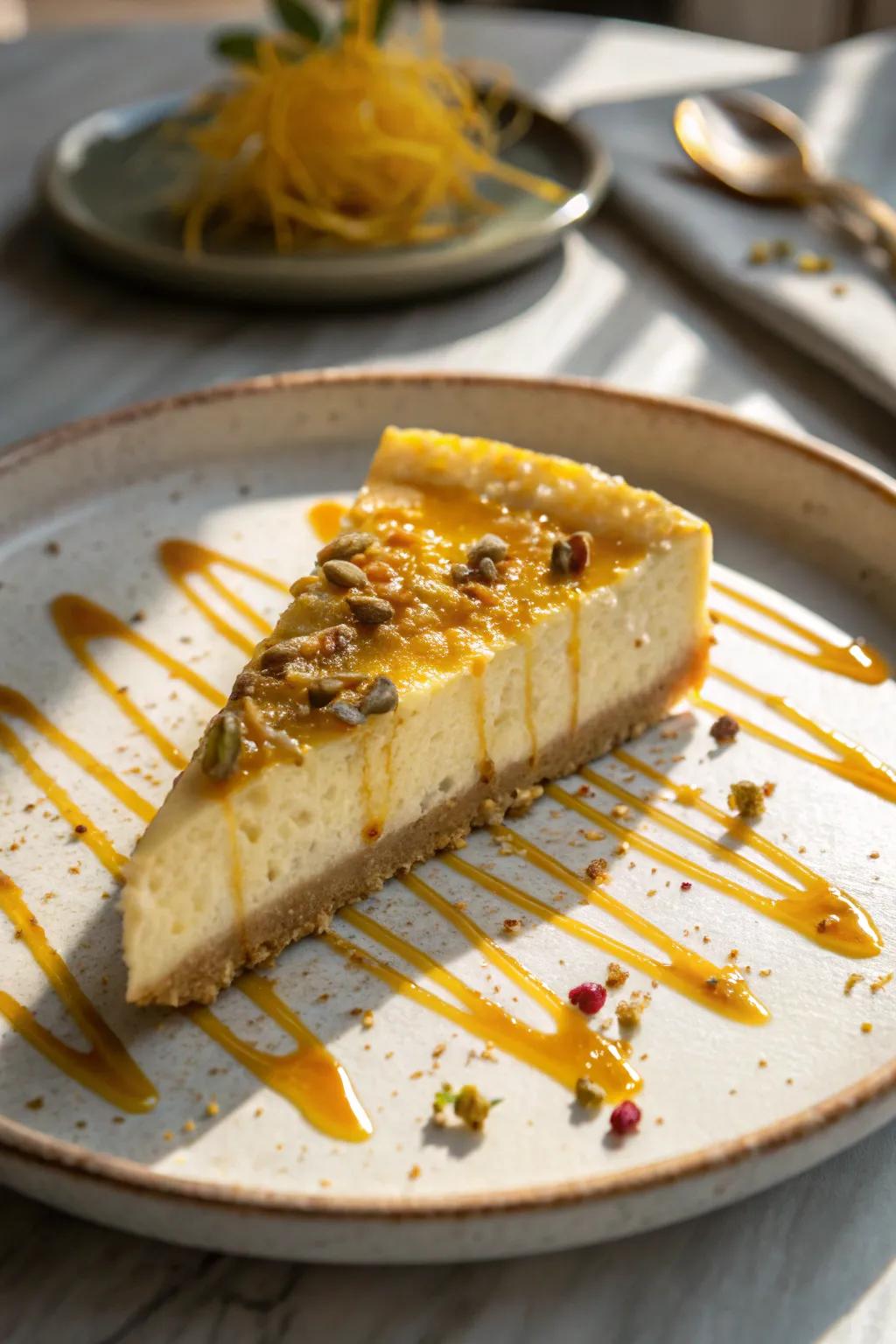 Kalakand cheesecake, a creamy treat that everyone would love.