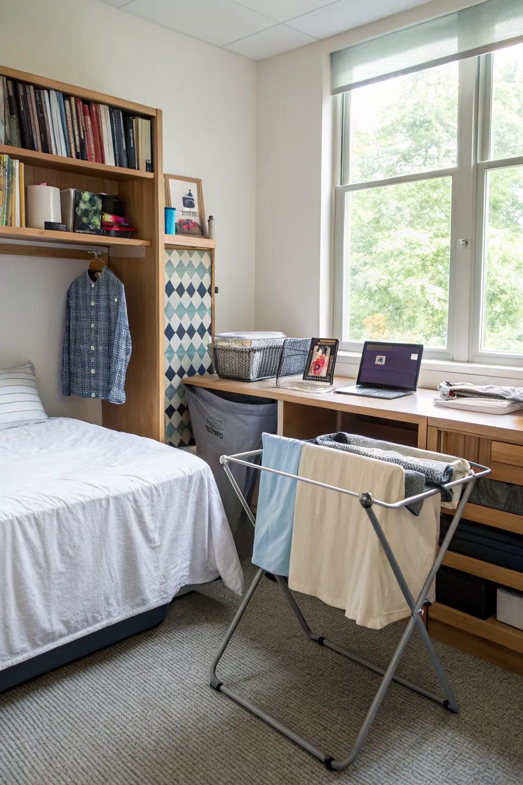 Collapsible tools offer useful solutions for small spaces.
