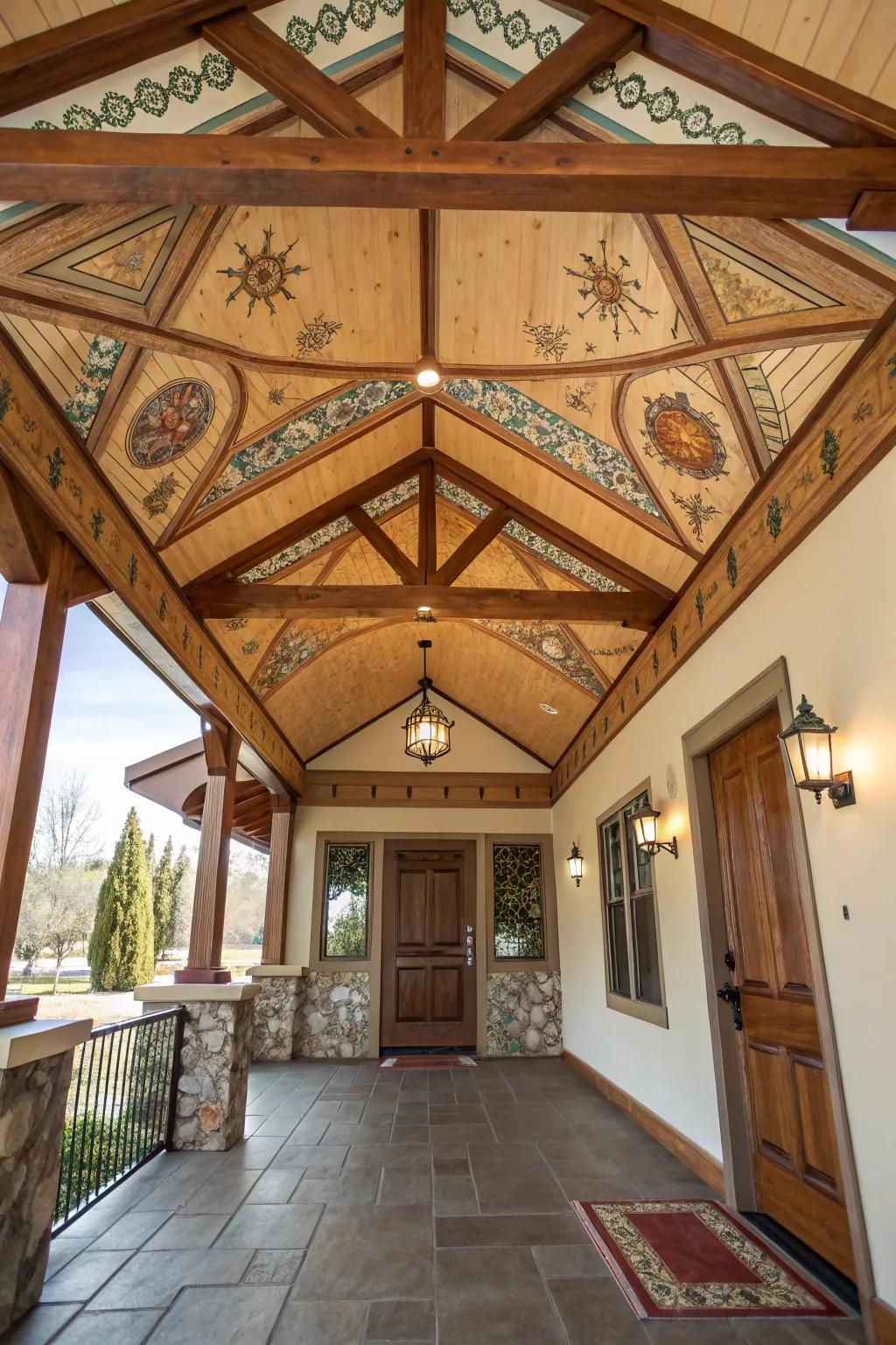 Overhead designs can add a unique touch to your home.