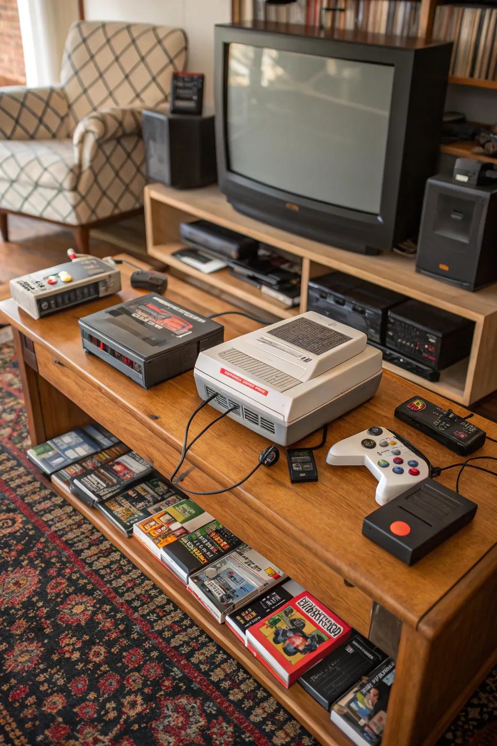 A classic gaming zone celebrates gaming history.