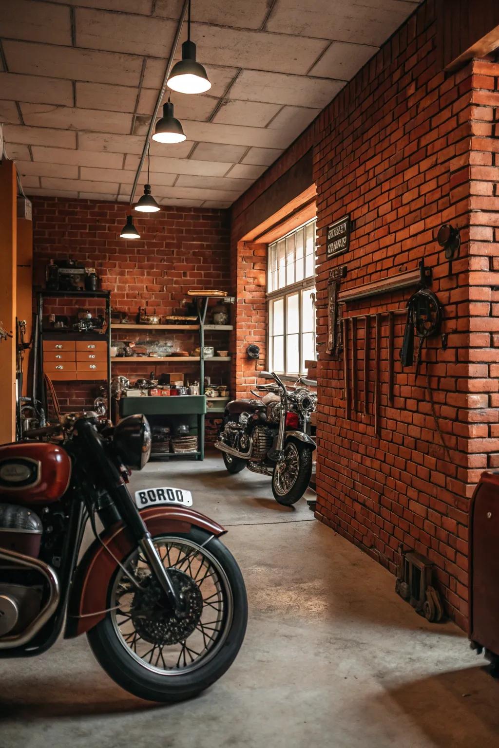 Brick red offers a classic and inviting atmosphere.