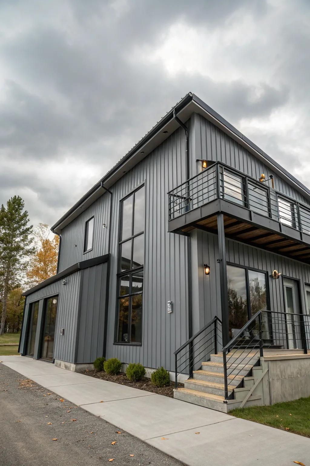 Modern twist with an industrial flair.