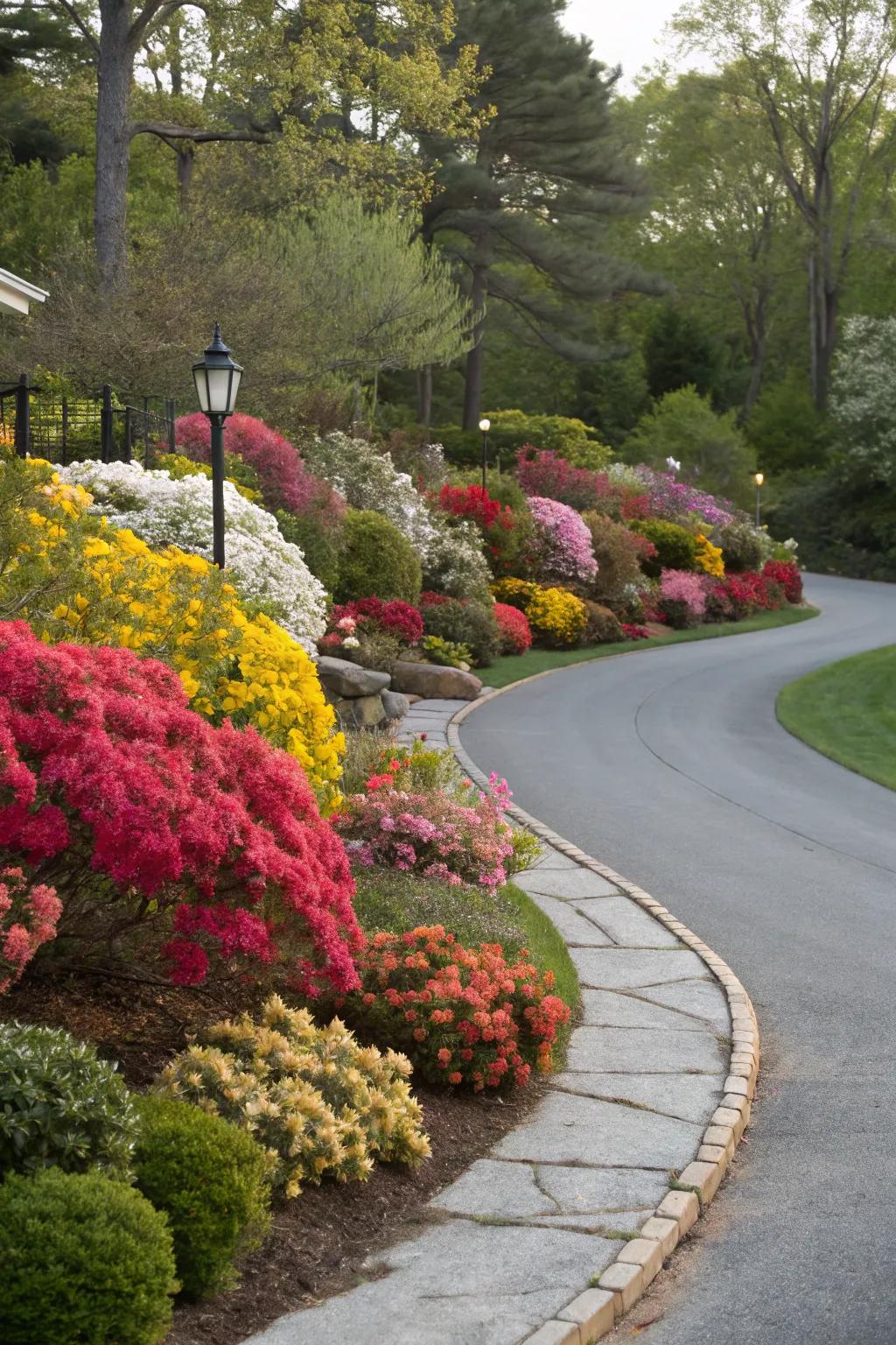Periodic switching retains landscapes vibrant year-round.