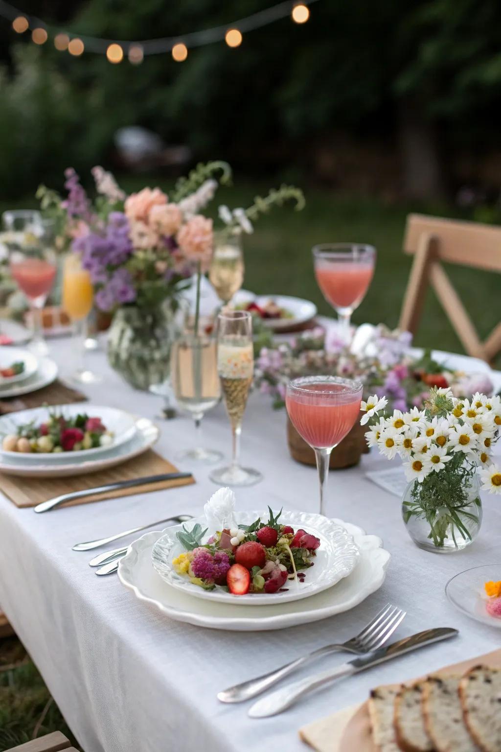 Flowers that are edible inject a gorgeous and unexpected touch to dishes.