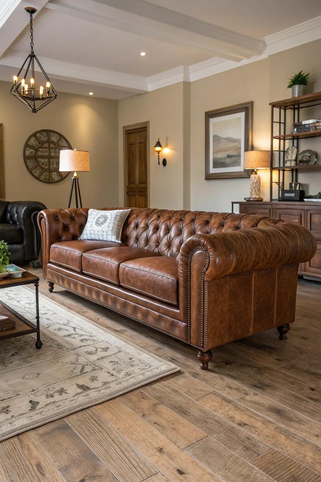 Unexpected textures make the lounge a standout feature.