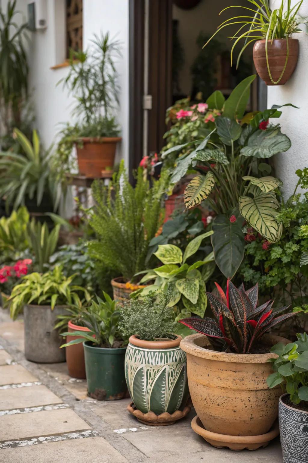 A diverse mix brings energy to any plant showcase.