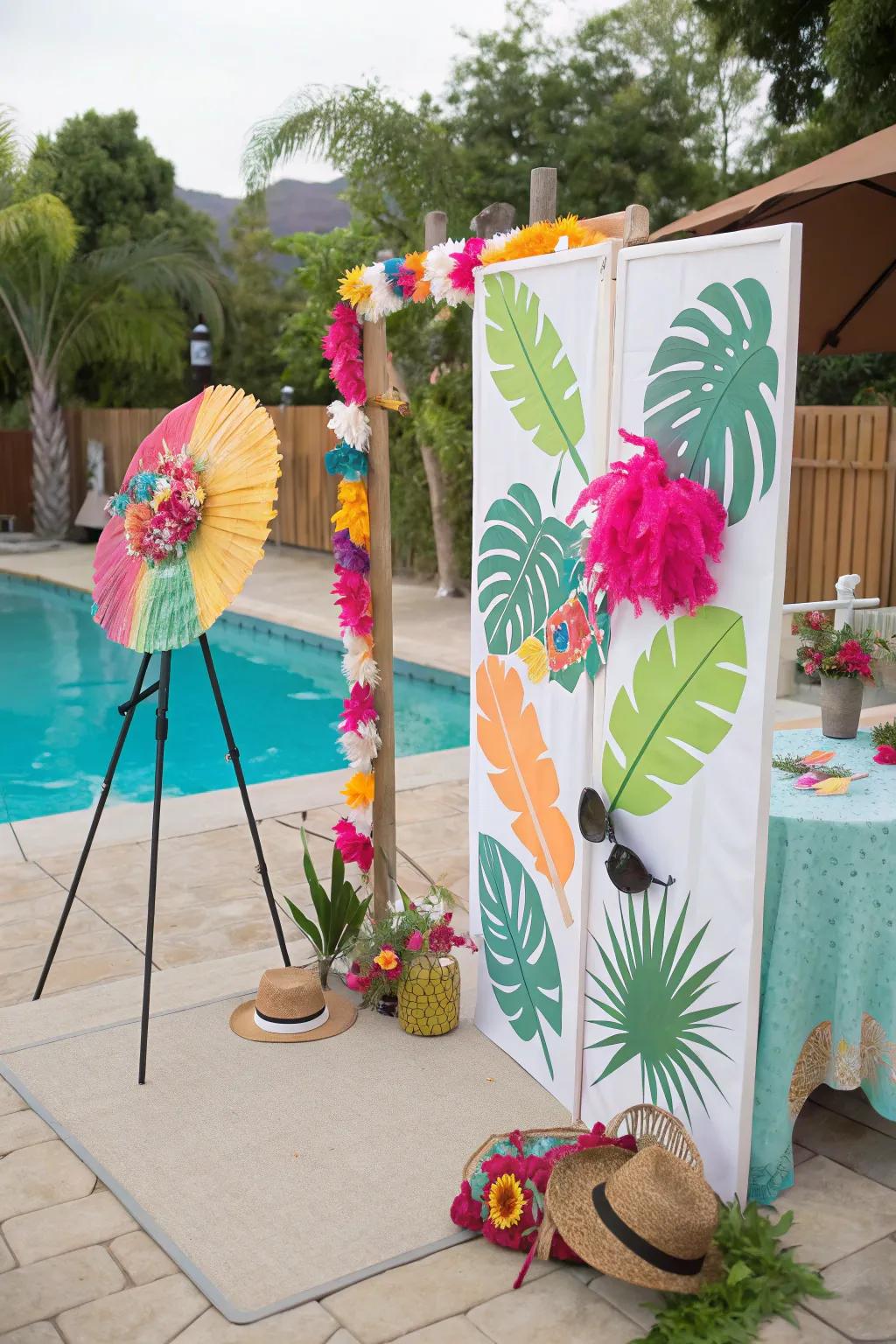 A photo booth captures the fun and memories of the party.