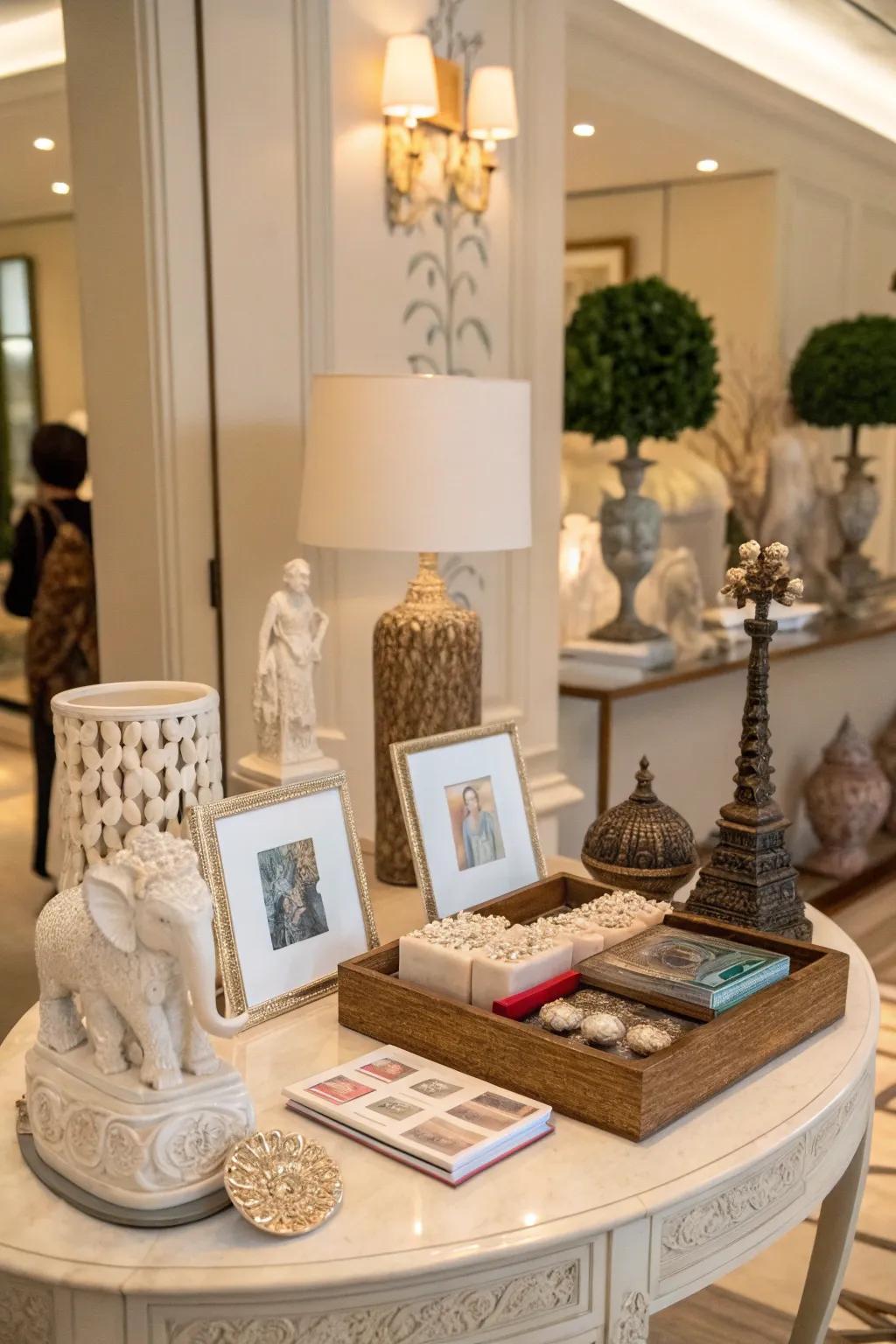 Adding those artistic touches really elevates the sophistication and appeal of your displays.