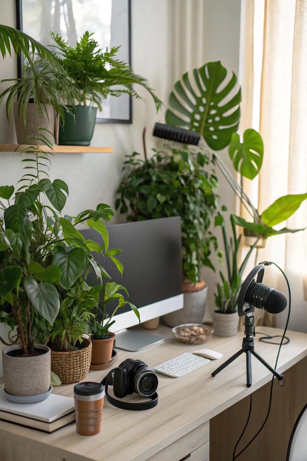 Make the Earth happy with plants!