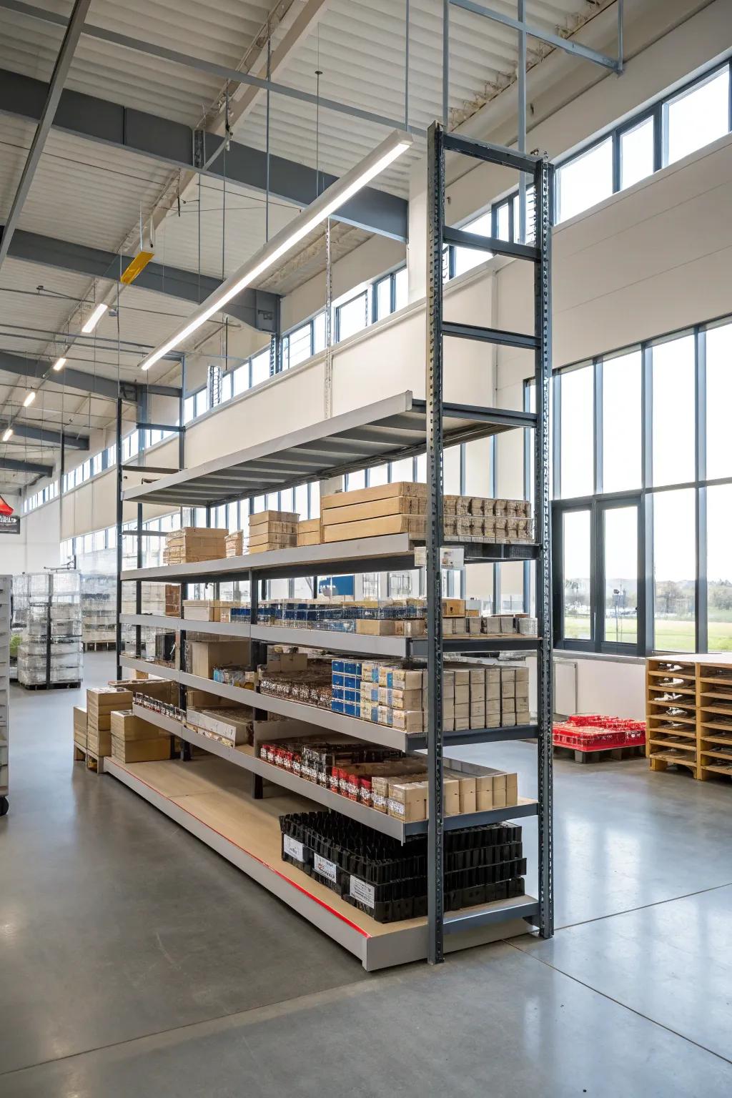 Suspended units offer a modern, space-saving storage solution.